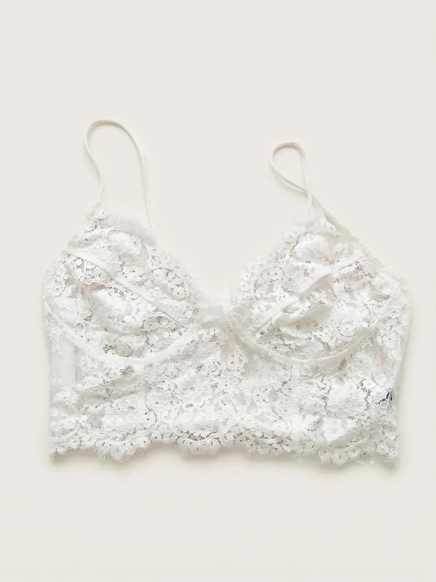 Usado por isi ureta, Top Full encaje, talla Xs