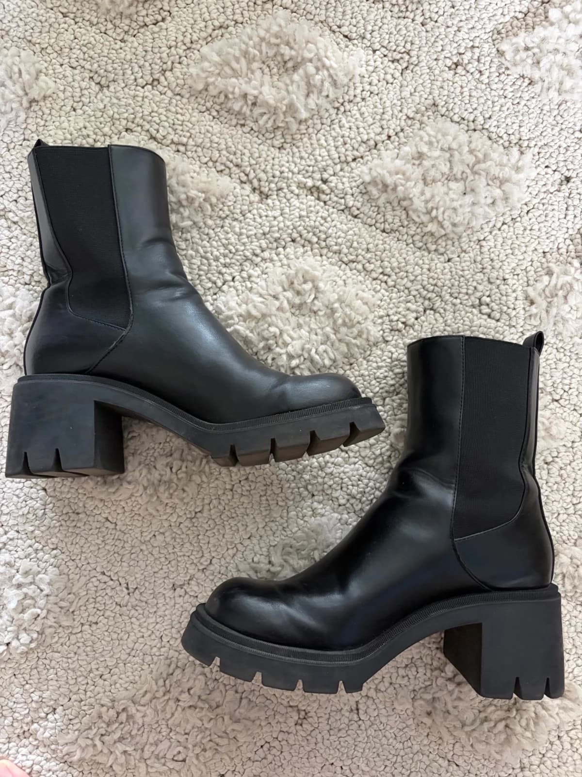 Usado por Maria Jose , Botas plataforma, talla 38