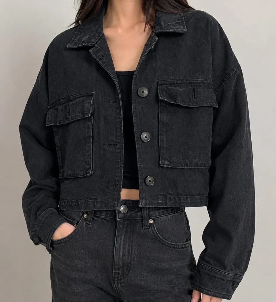 Usado por Micaela Piwonka, Chaqueta Bershka, talla S