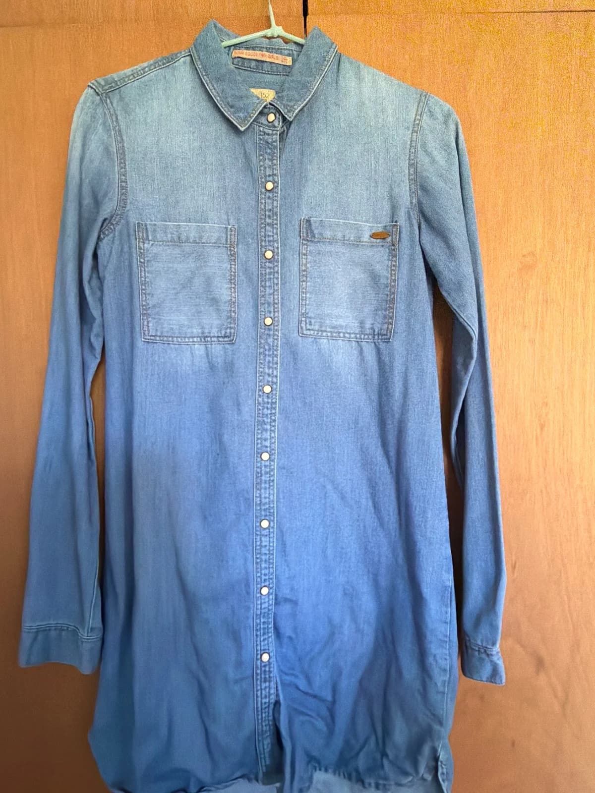 Camisa larga mezclilla — foto 1