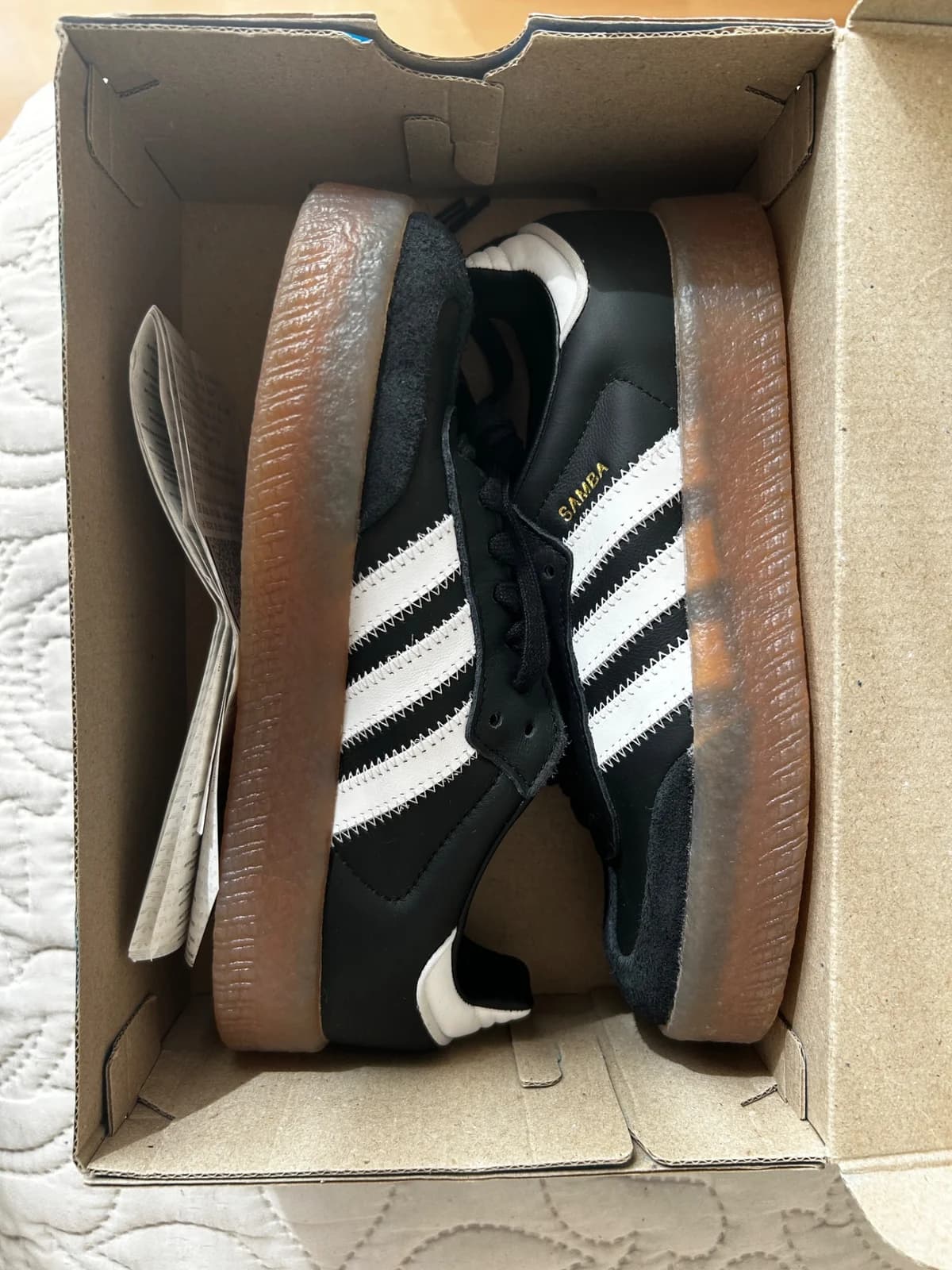 Usado por Catalina Leiva, Sambae negras Adidas 36.5 , talla 36.5