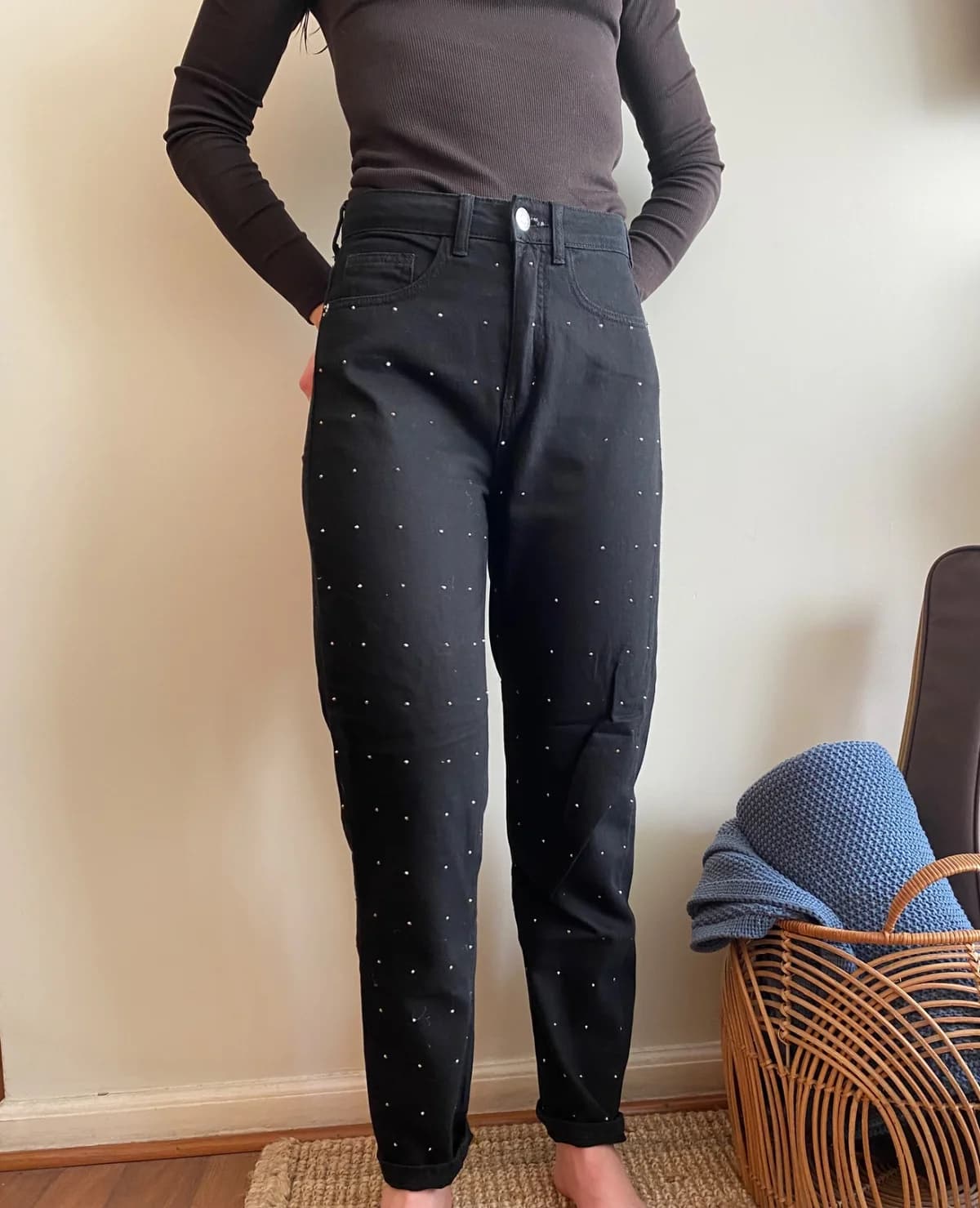 Mom Jeans Sybilla brillos — foto 1