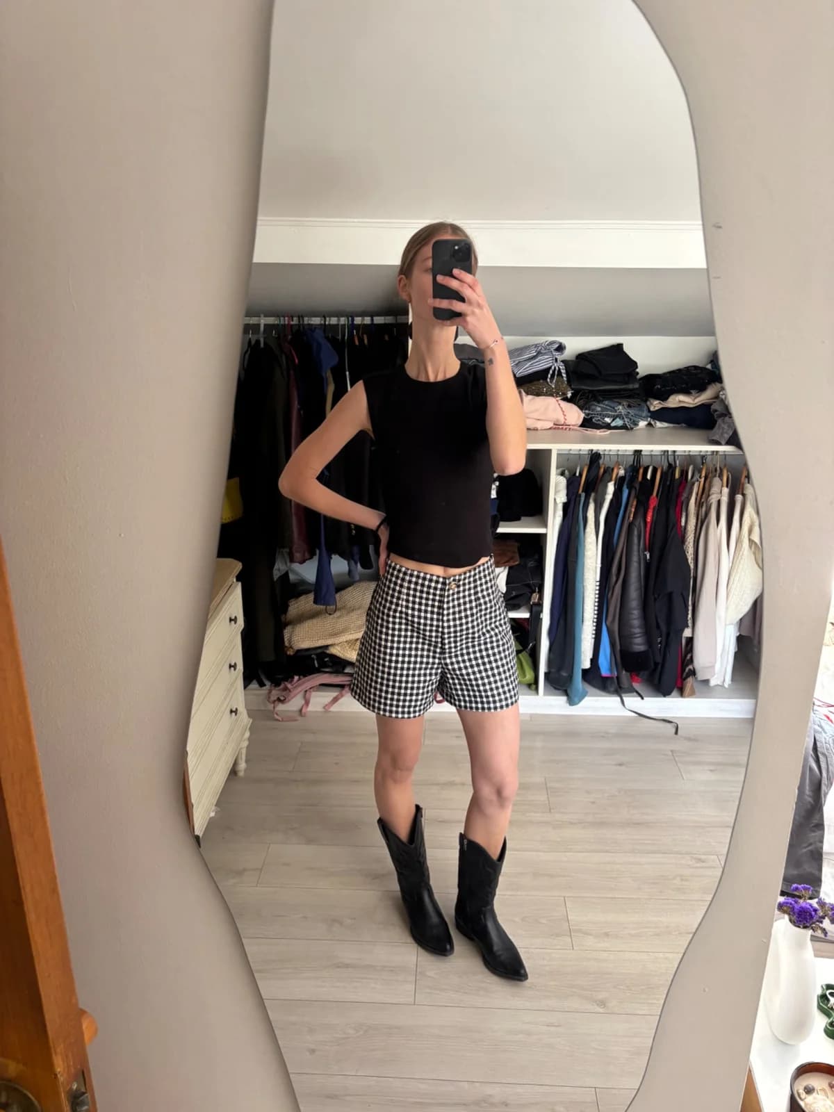 Usado por Blanca Egert, Short cargo, talla S
