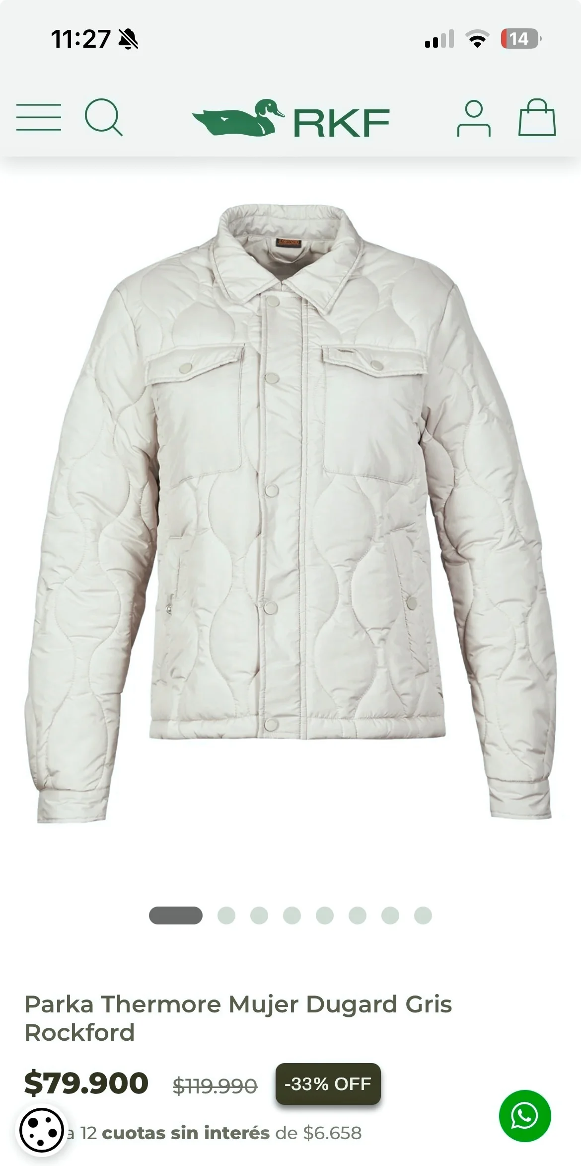 Parka Rockford talla L — foto 1