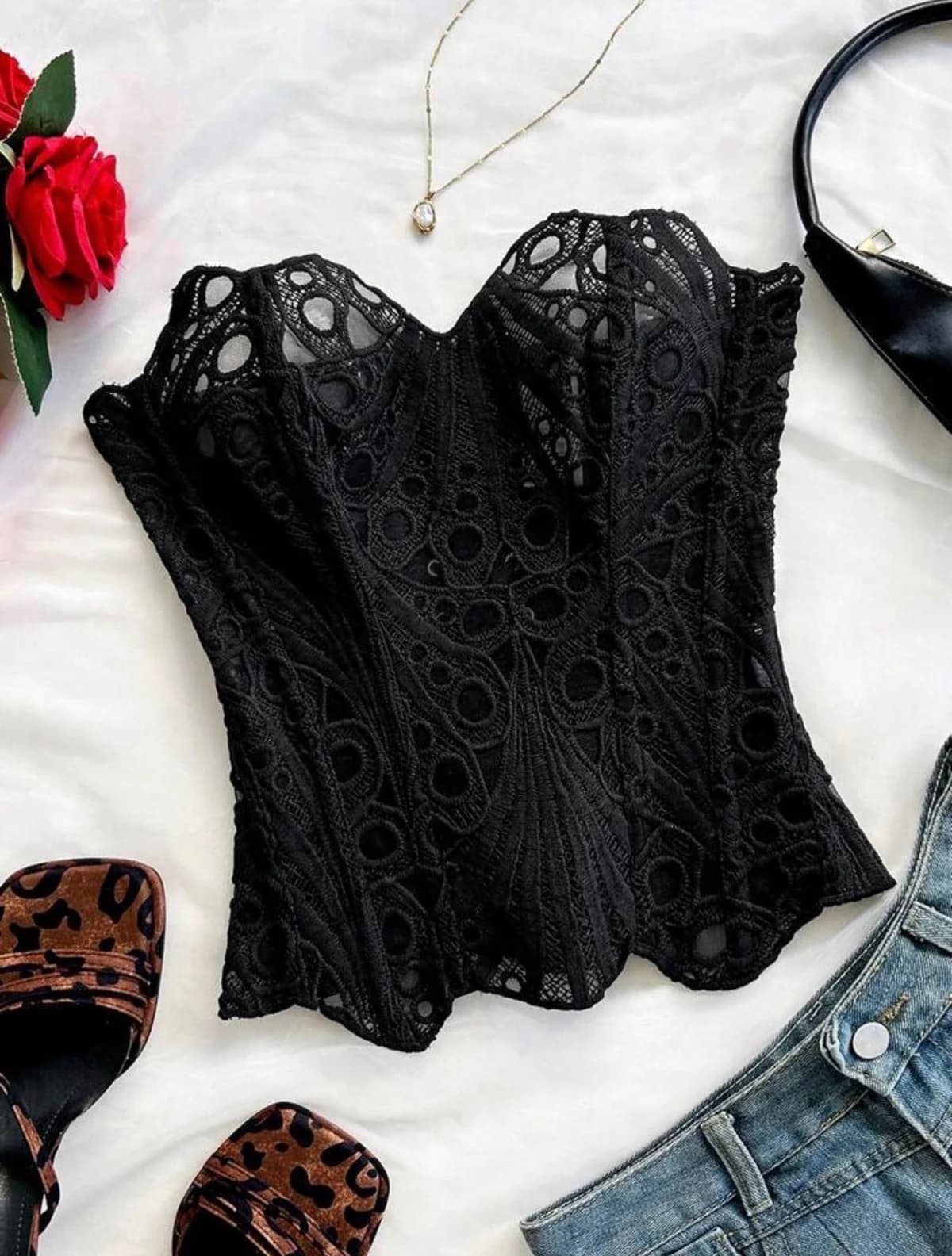 Usado por Alondra Comas, Corset , talla Talla xs