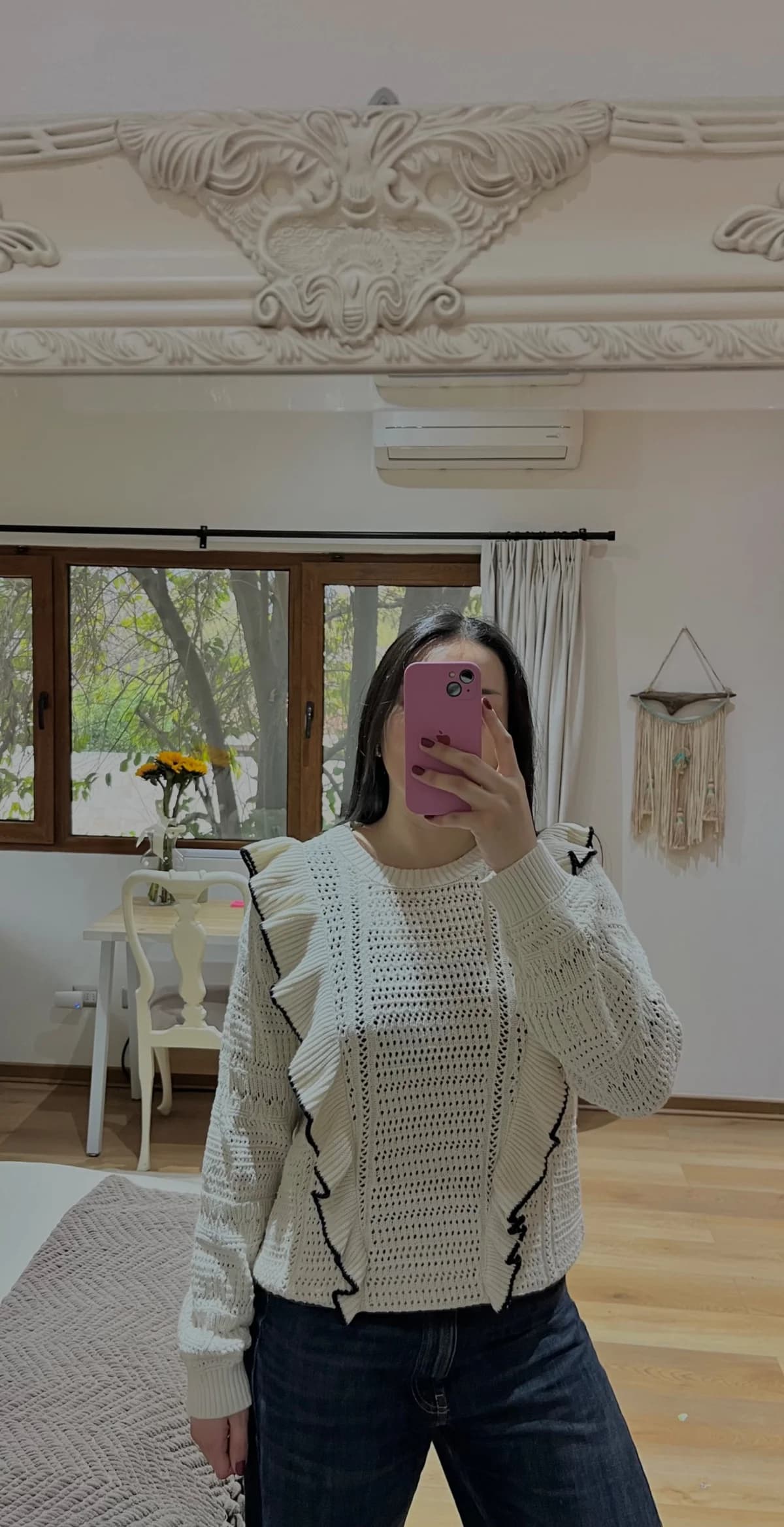 Usado por Camila Gonzalez, Chaleco Con Vuelos , talla M