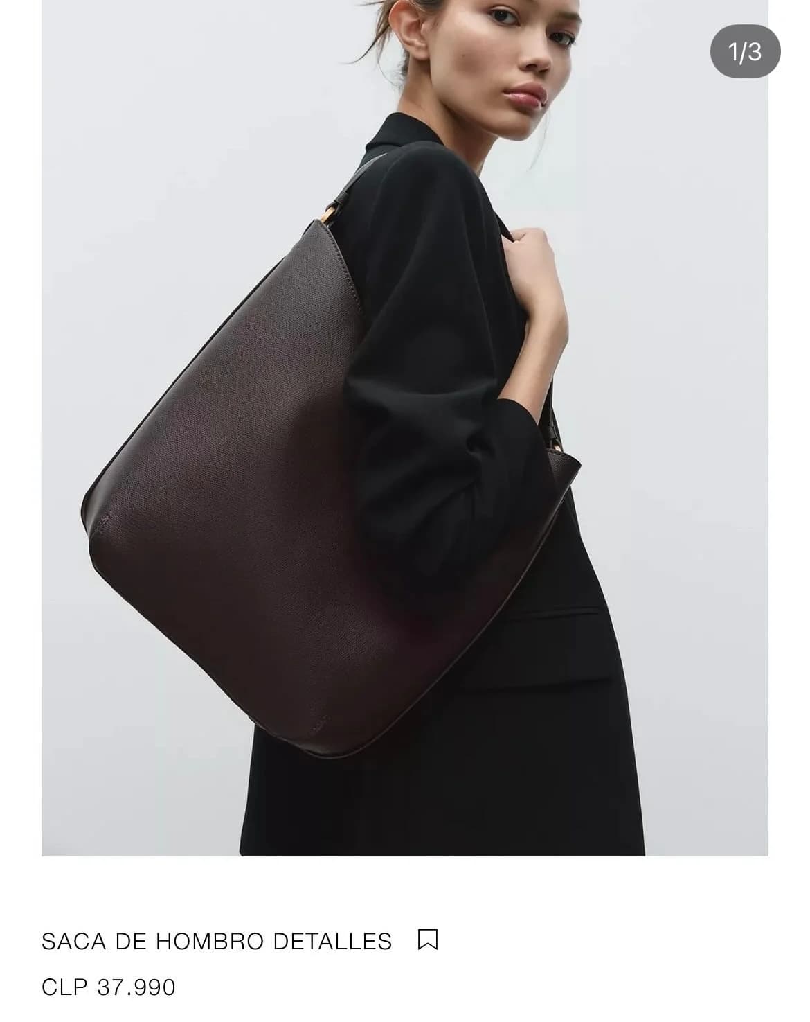 Usado por Valentina Soto, Cartera Zara , talla L
