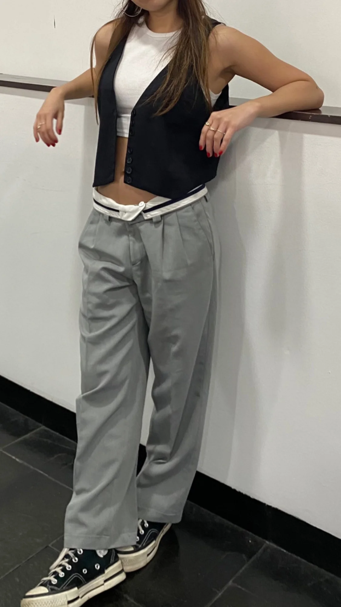 Usado por Fer Pavez, Pantalón sastrero , talla 38