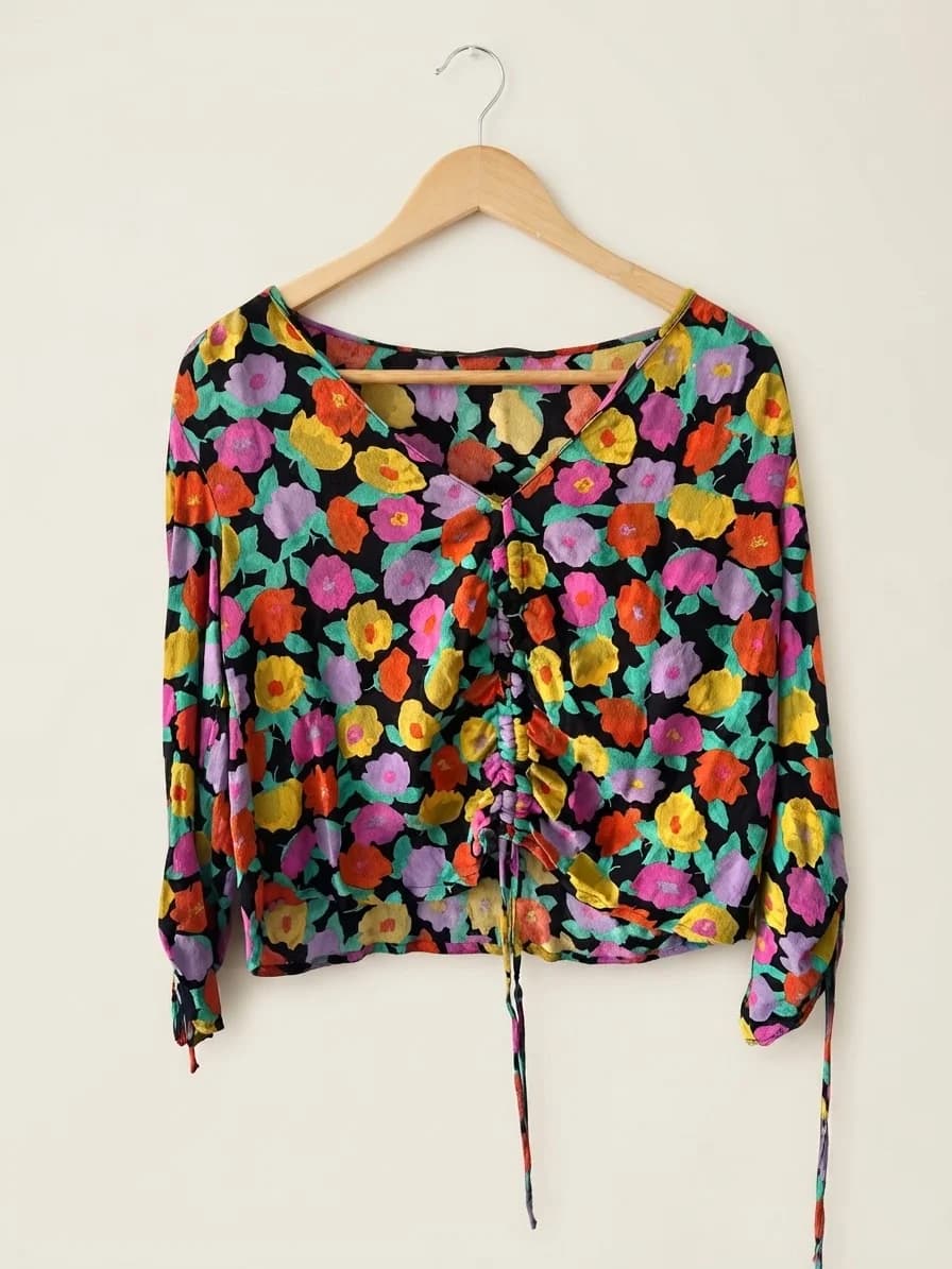 Blusa floreada Zara — foto 1