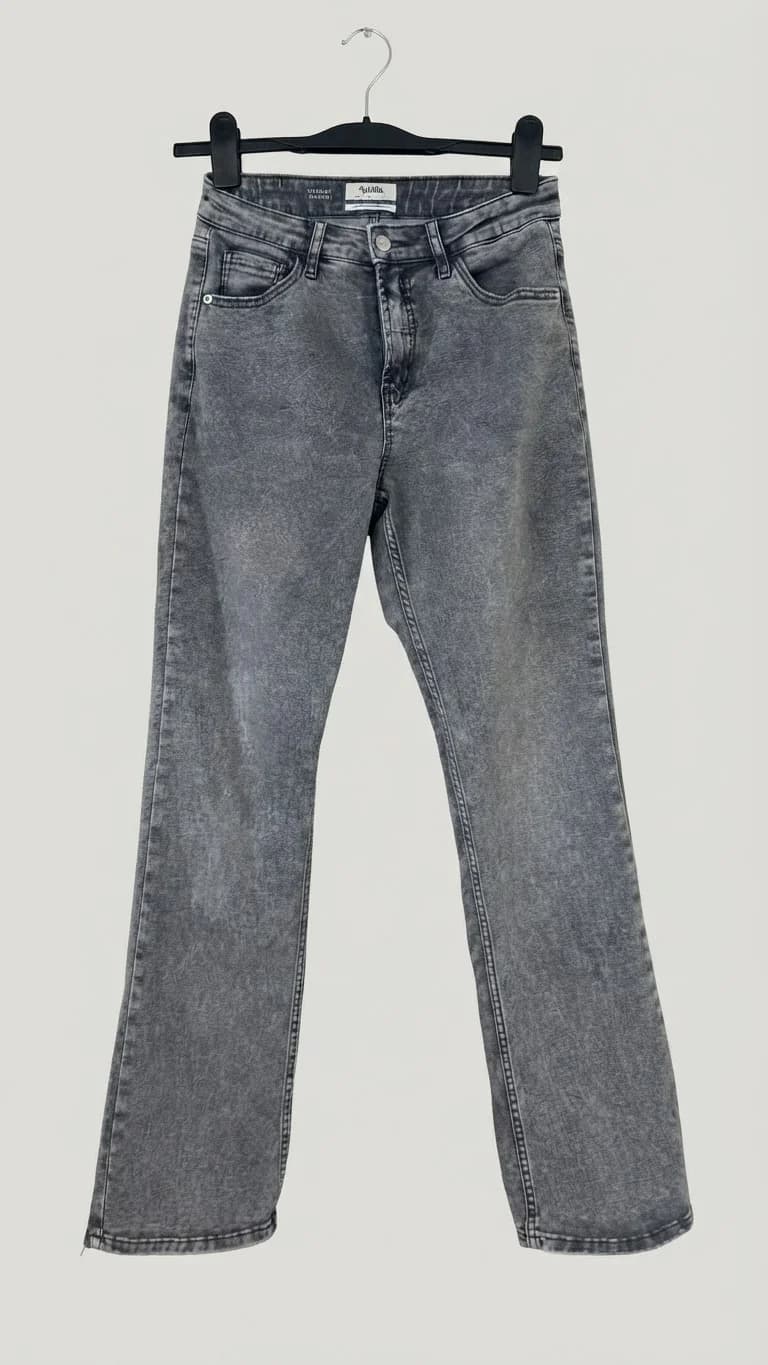 Usado por Vanessa Hernandez, Jeans straight stretch , talla 36