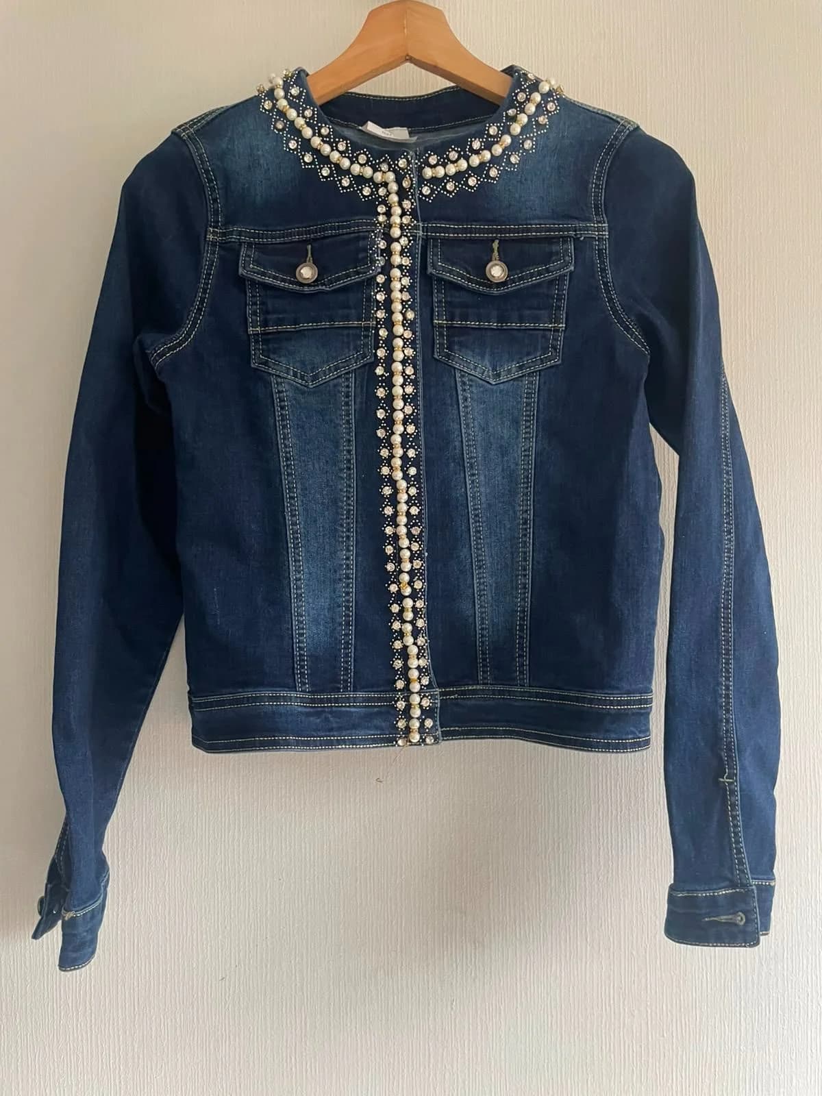 Usado por Fresia Diaz , Chaqueta Jeans Mujer, talla s