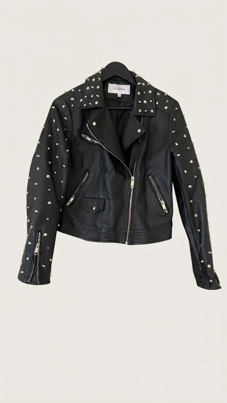 Chaqueta Biker ecocuero