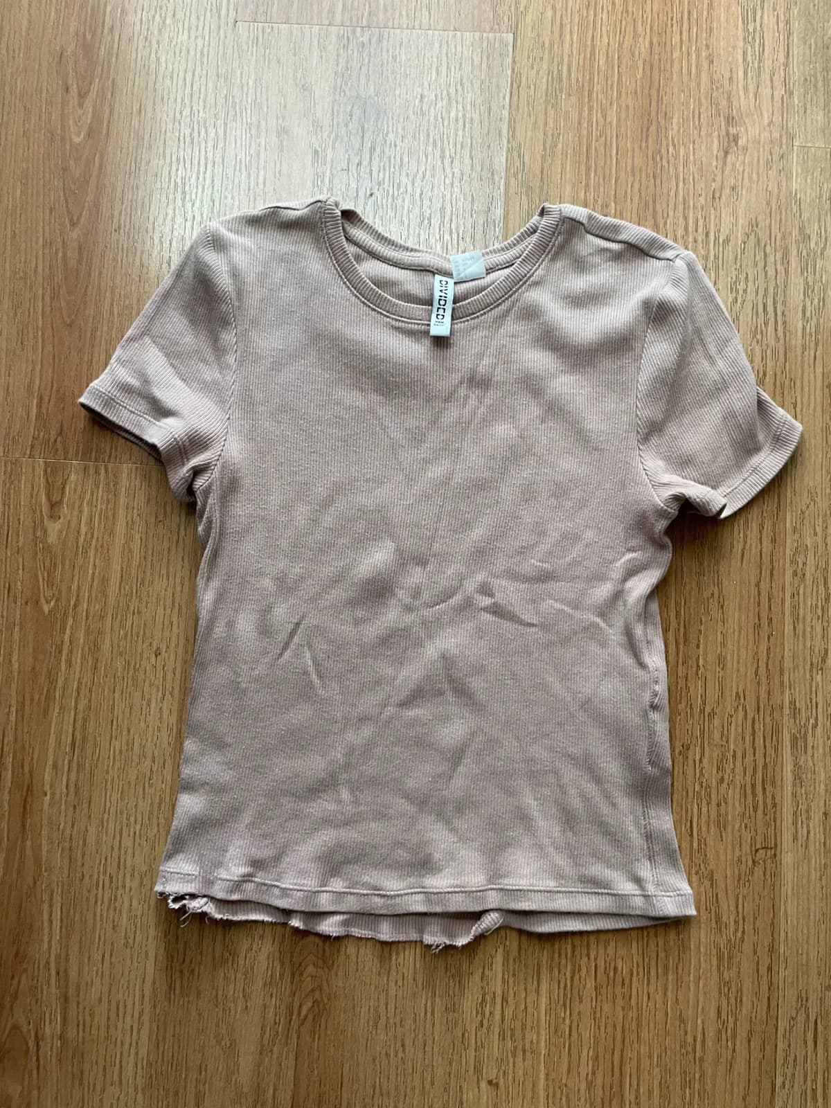 Usado por Cata Pilleux , Top rosado , talla S