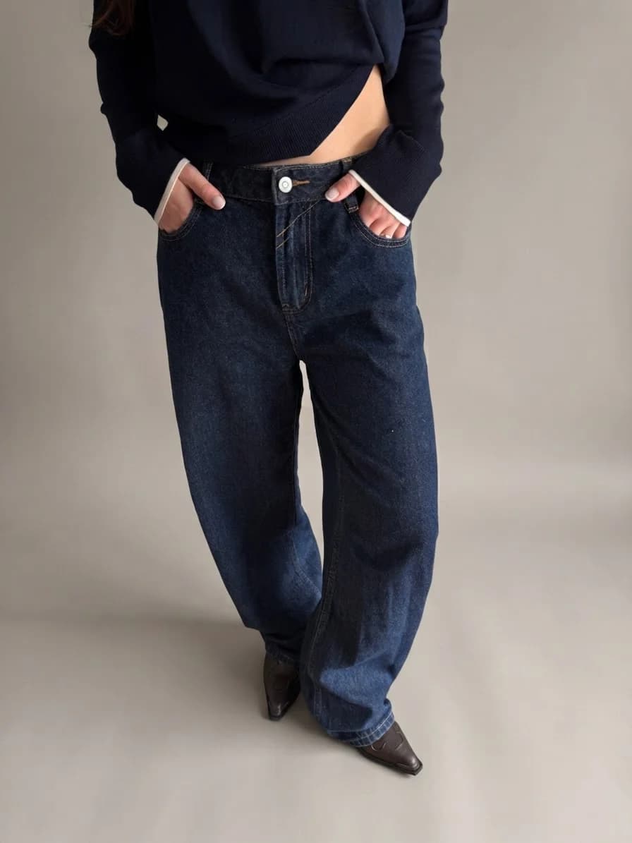 Jeans opposite barrel wideleg