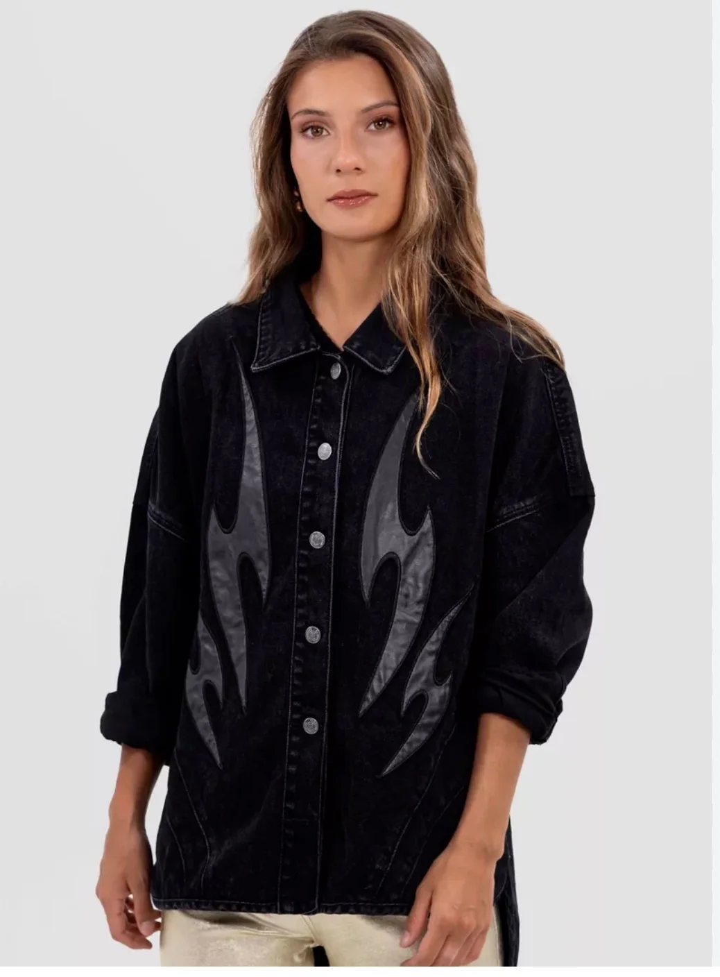 Usado por Anyela , Chaqueta Denim, talla M