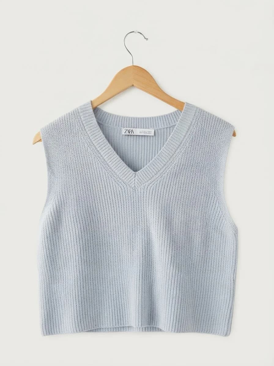 Usado por Closet de Pintando un Rato, Chaleco sin mangas Zara , talla M
