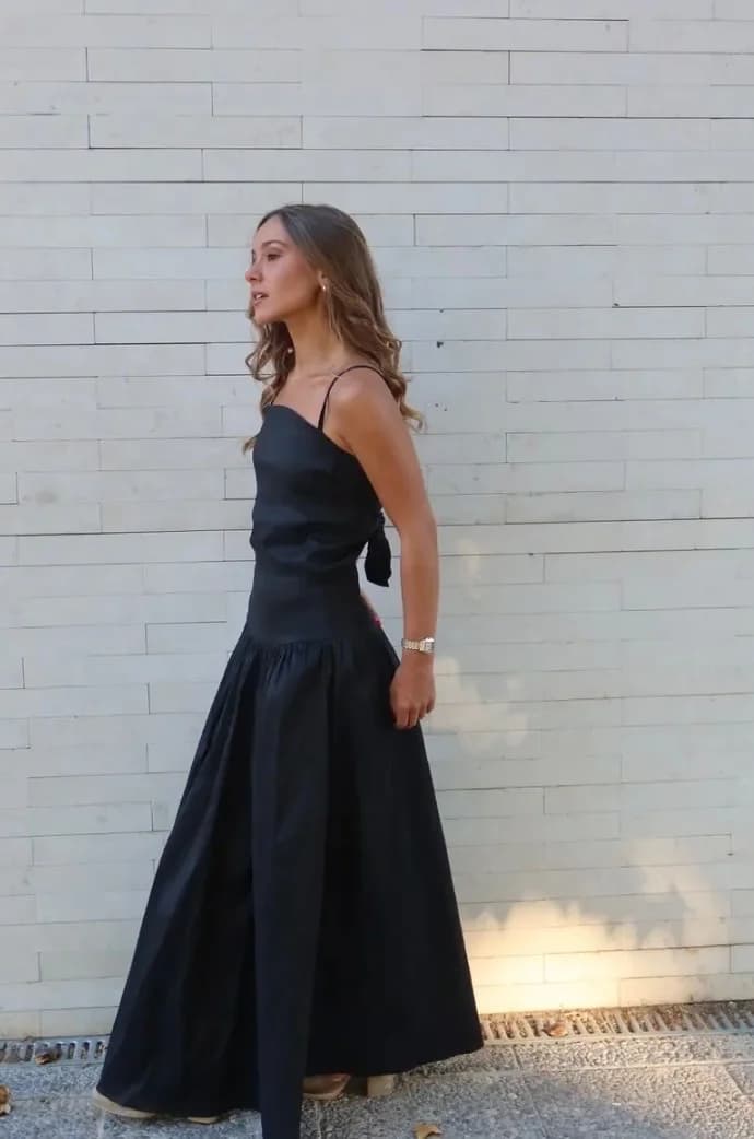 Usado por maria fernanda, Vestido formal NUEVO, talla S