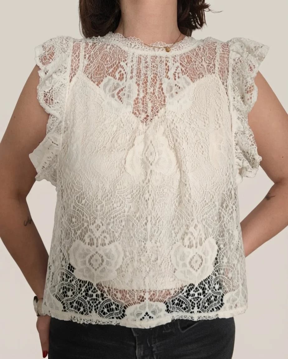 Top encaje zara — foto 1