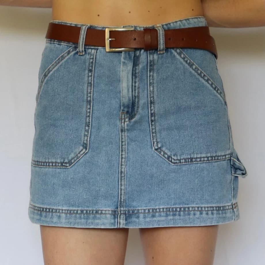 Usado por Javiera Sepulveda, Falda Carpenter Jeans, talla M