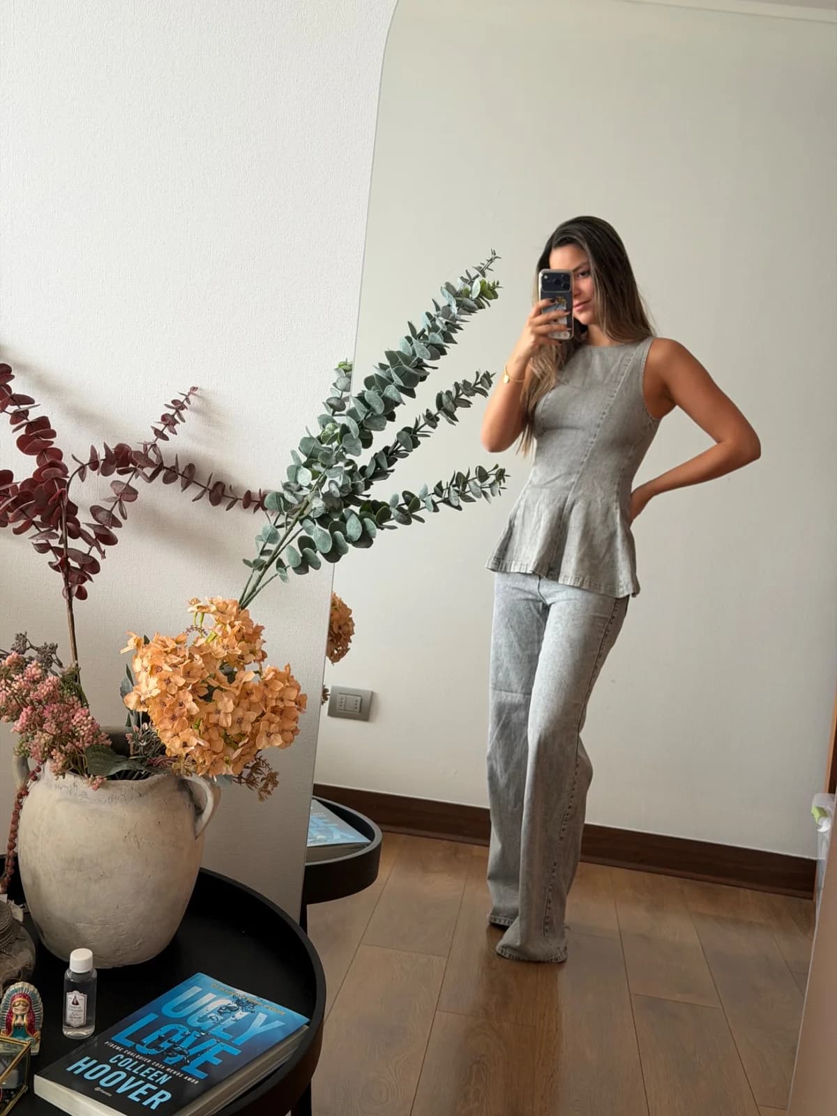 Conjunto denim gris — foto 1