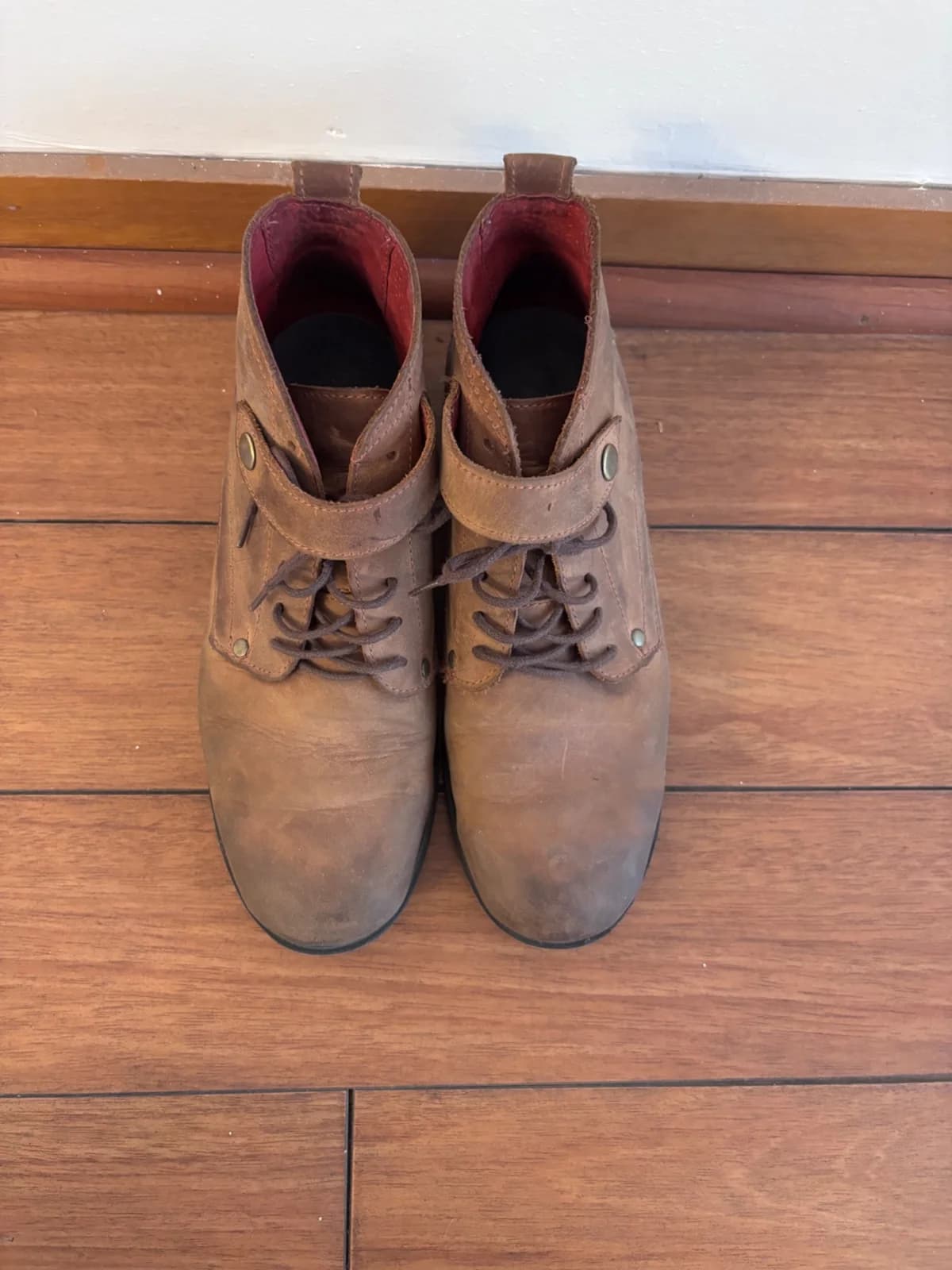 Zapatos de cuero café — foto 1