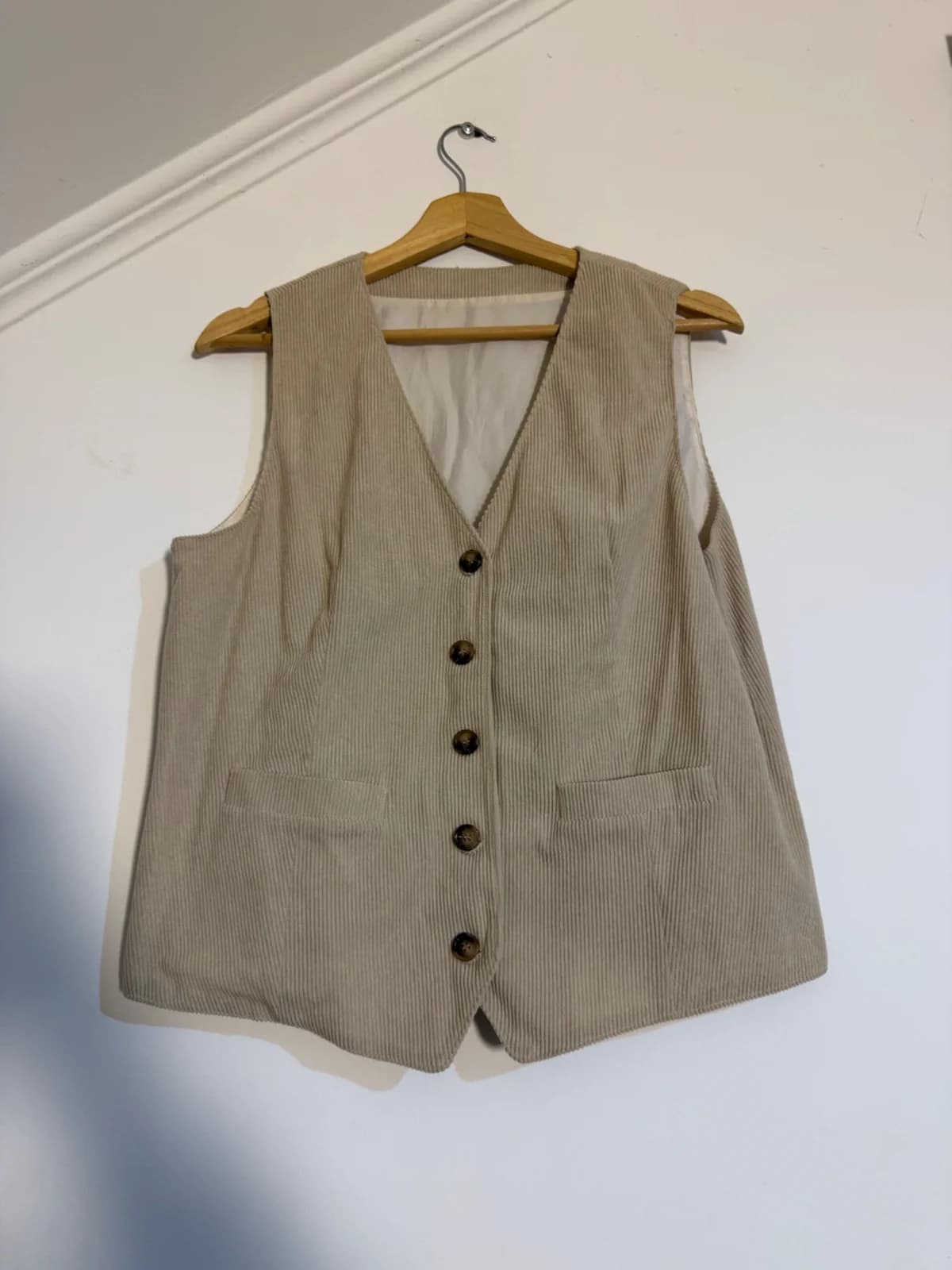 Usado por Anyela , Vest cotelé , talla L