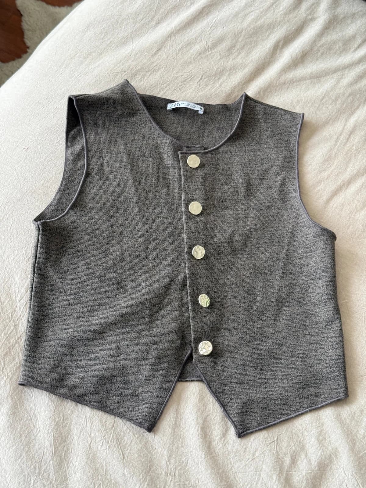 Usado por Tatiana Tscherebilo, Top zara, talla S