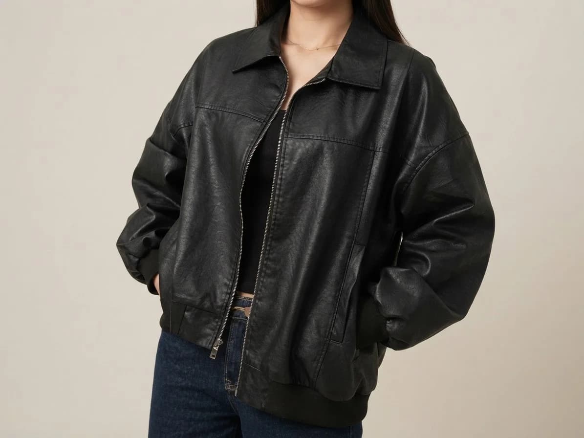 Usado por Amalia Ojeda, Chaqueta Negra, talla S