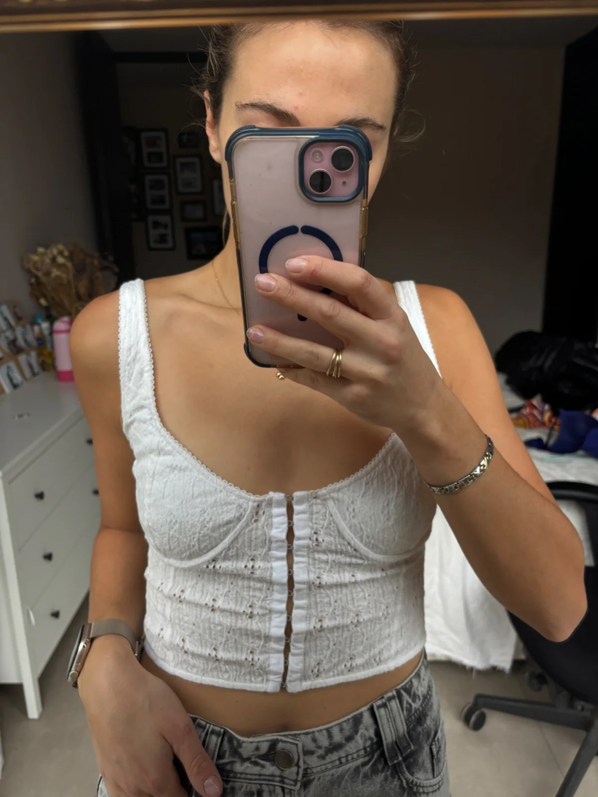 Usado por Amalia Abogabir, Top corset Zara, talla S