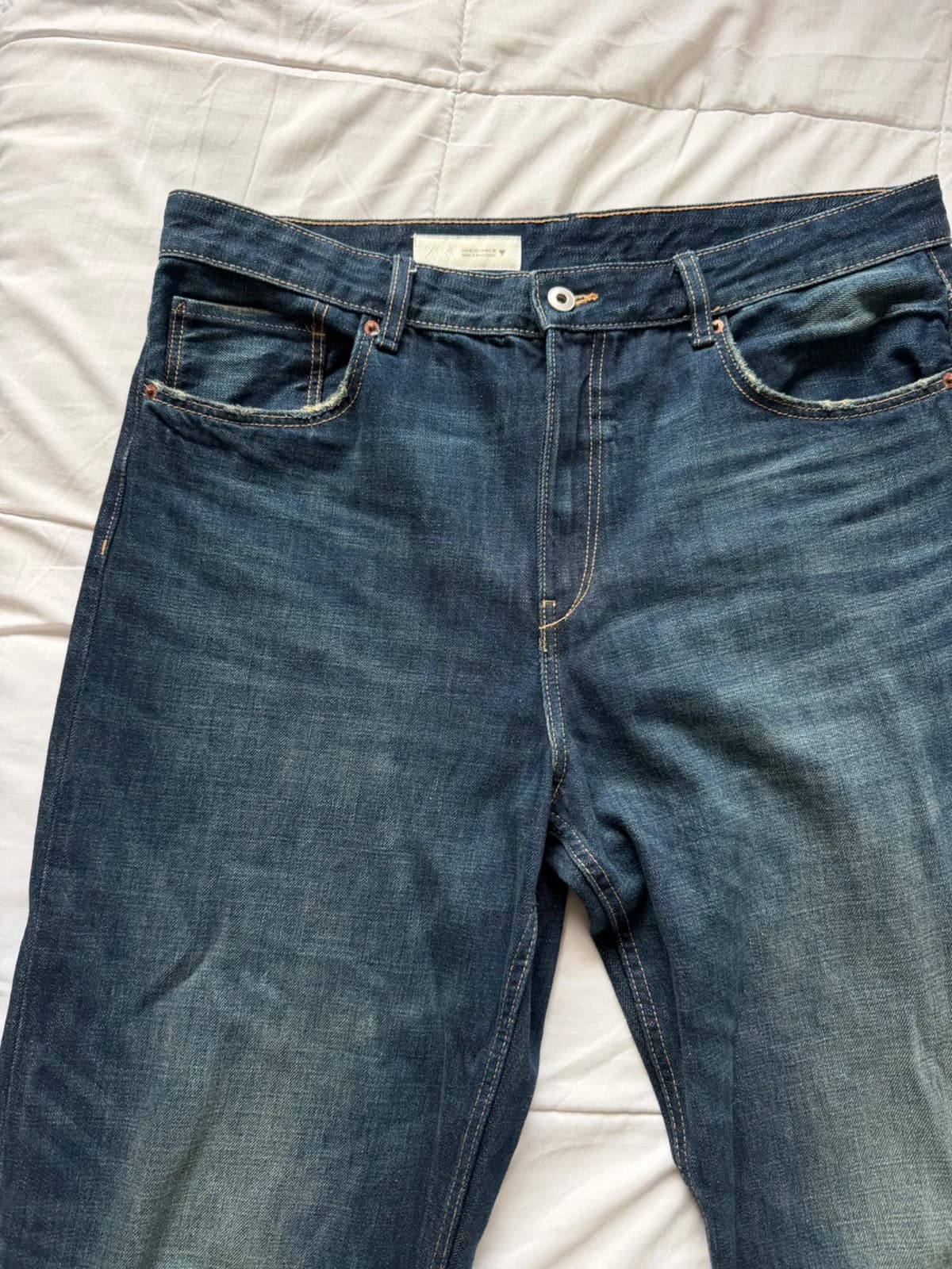 Usado por Isidora Fuenzalida Costa, Jeans Zara straight , talla 42