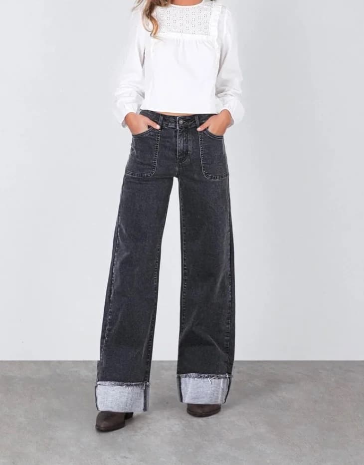 Usado por Andrea Urrutia, Pantalón Wide Leg Raindoor , talla 38