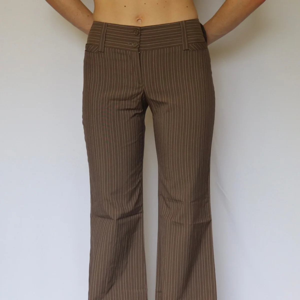 Usado por Javiera Sepulveda, Pantalones Sastreros Líneas , talla 3