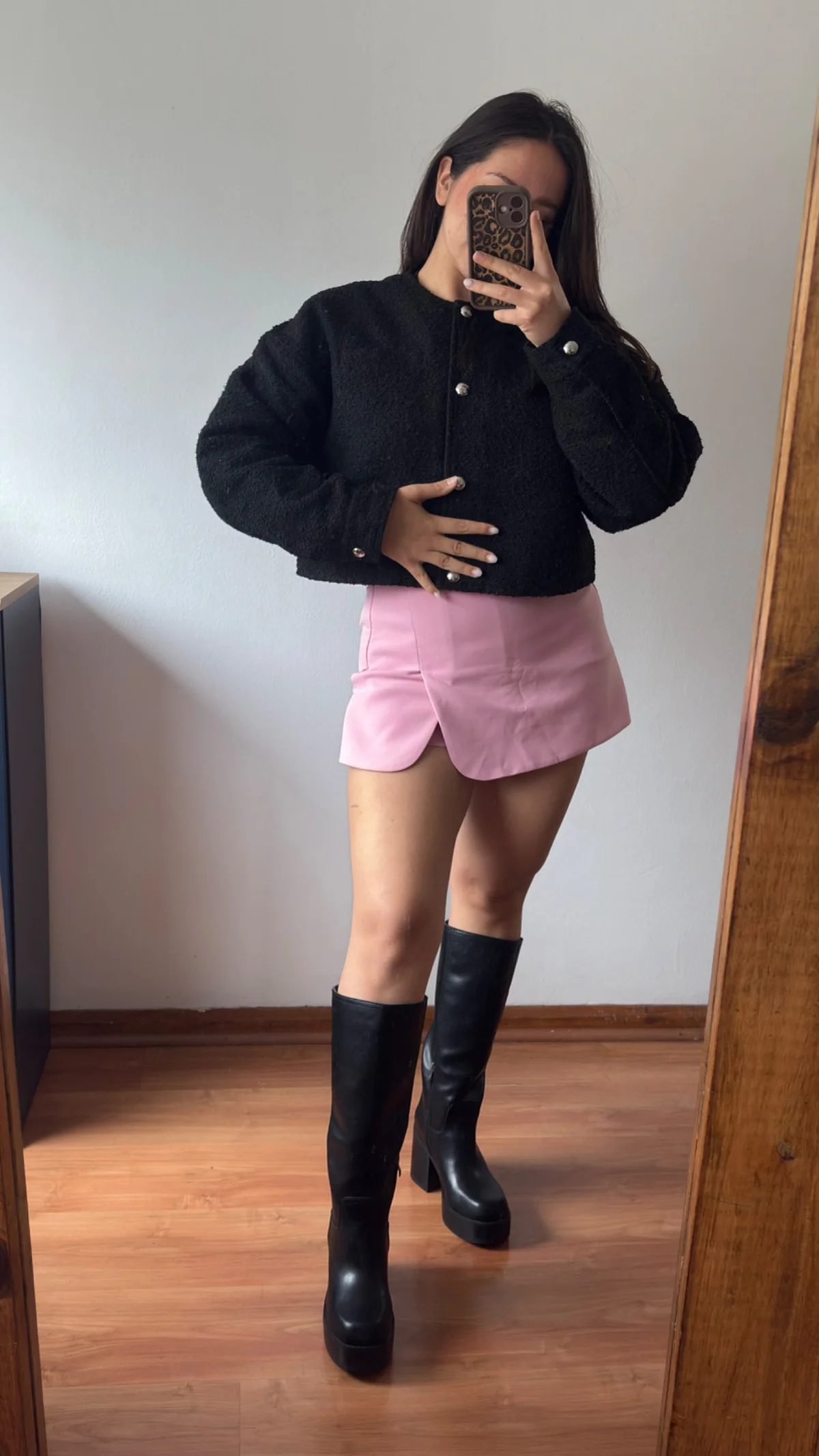 Usado por Carla Herrera, Falda short Zara talla M , talla M