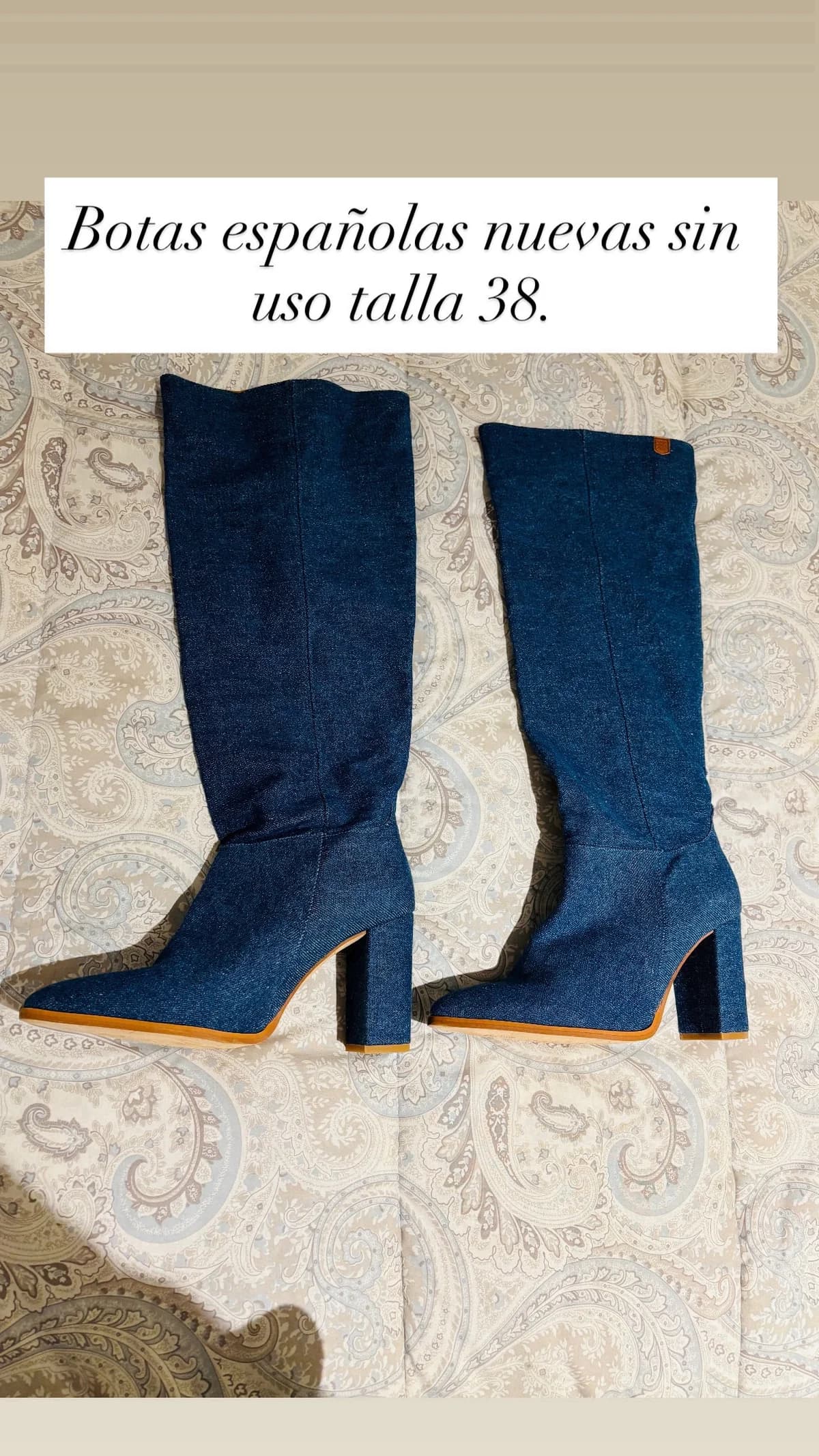 Botas españolas largas jeans