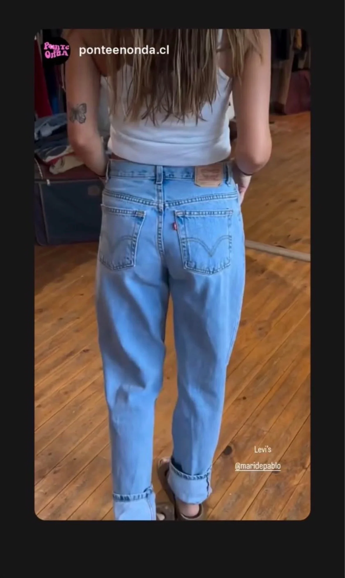 Usado por María Paz de Pablo, Levis 550 , talla 36