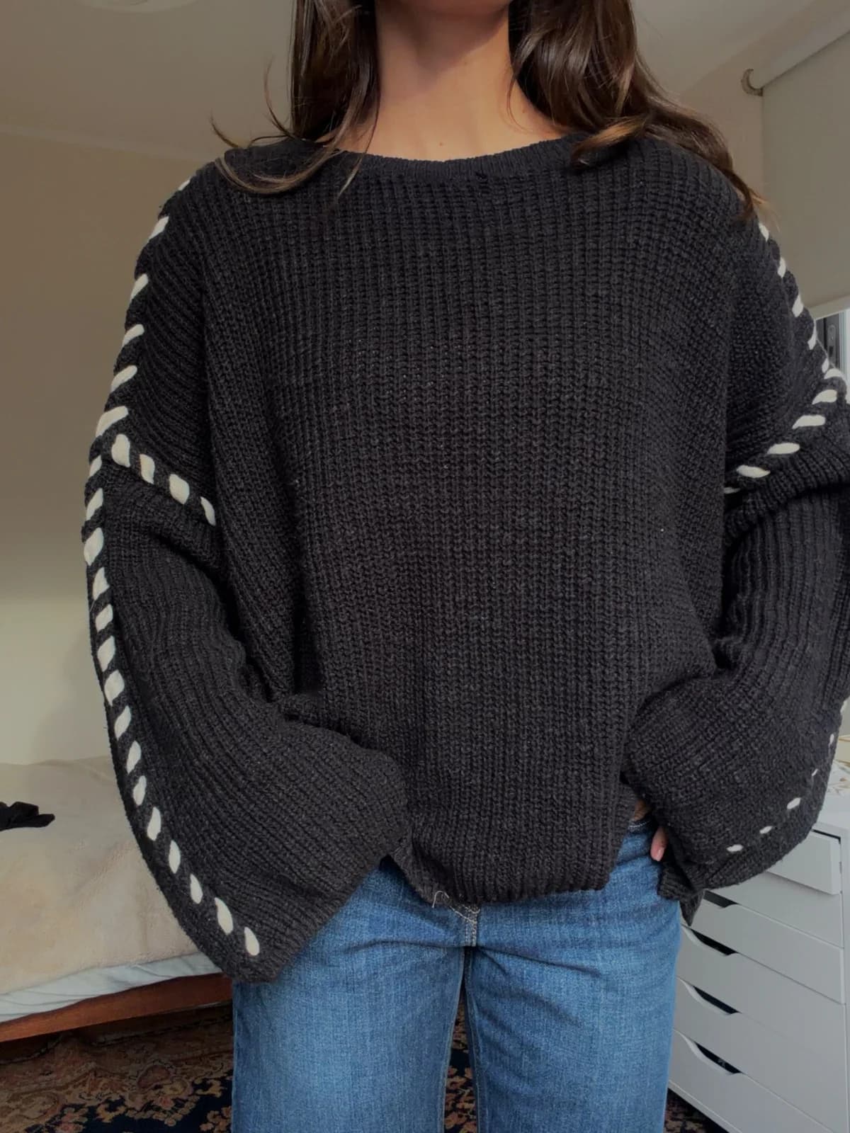 Sweater blanca Sofía