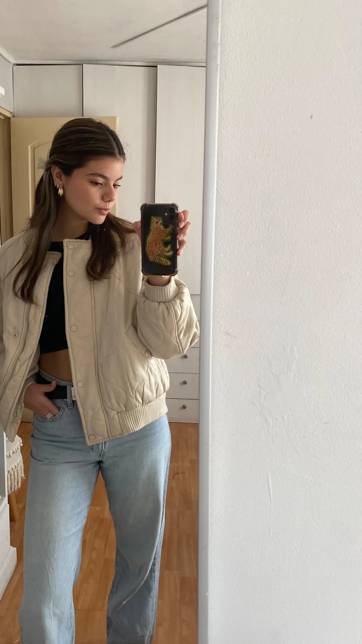 Usado por camila campos, Chaqueta americanino , talla L