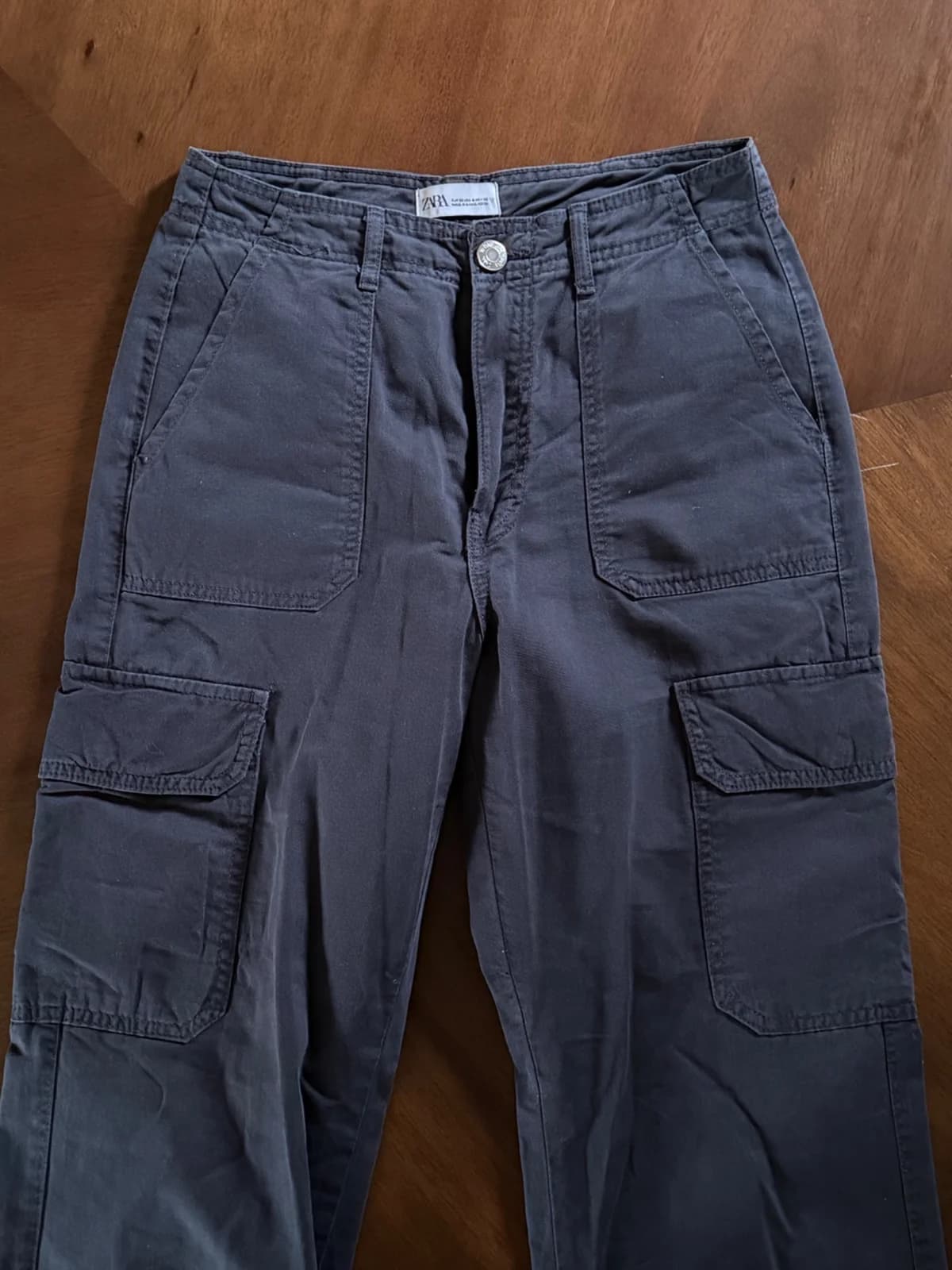 Pantalones Cargo Azul