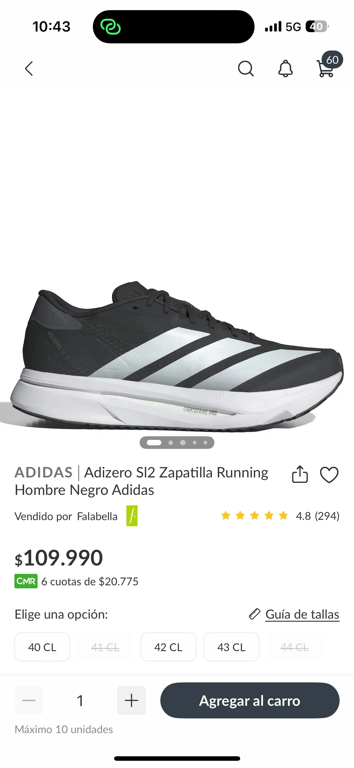 Adidas Sl2 zapatilla running hombre — foto 1
