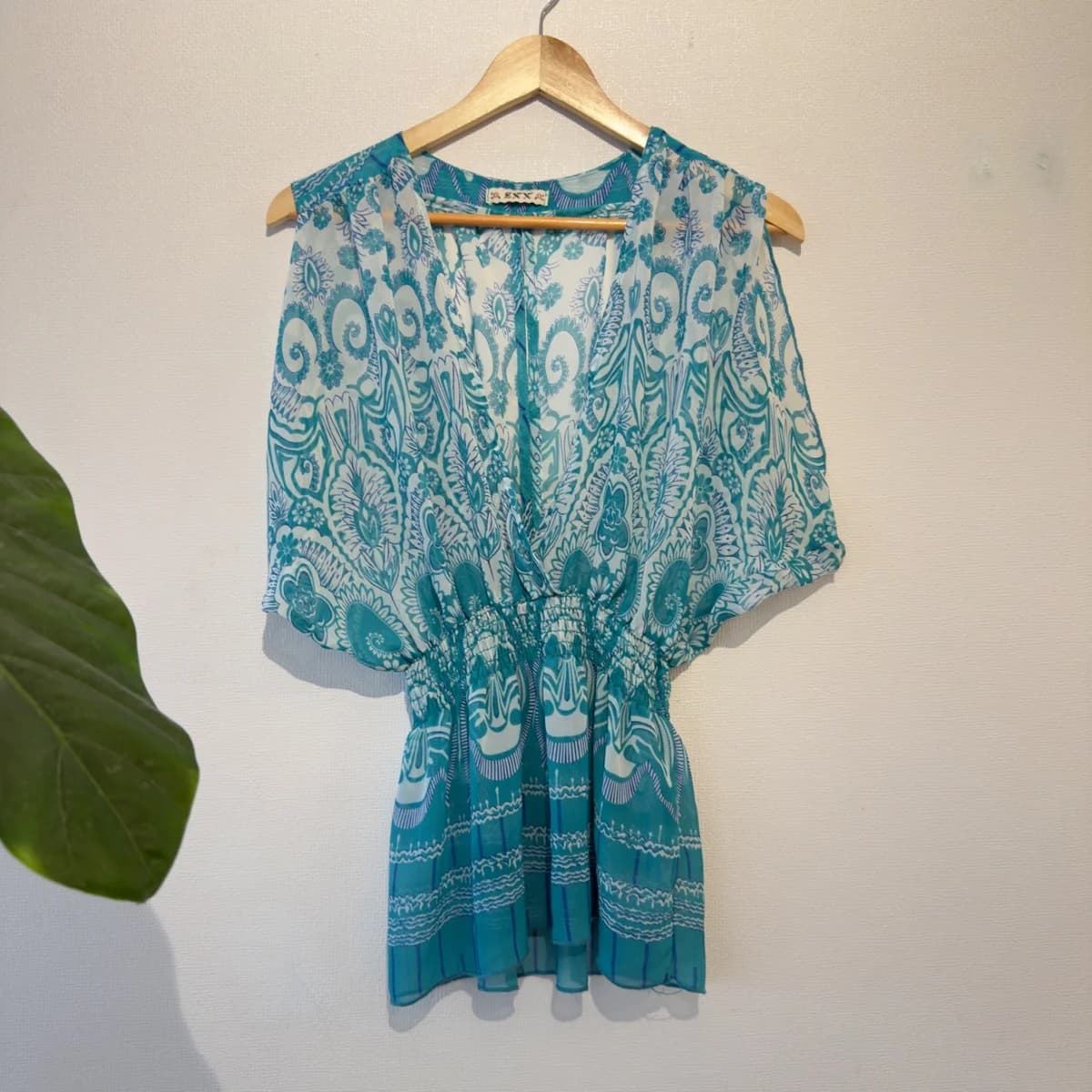 Blusa gasa con espalda abierta talla M o S — foto 1