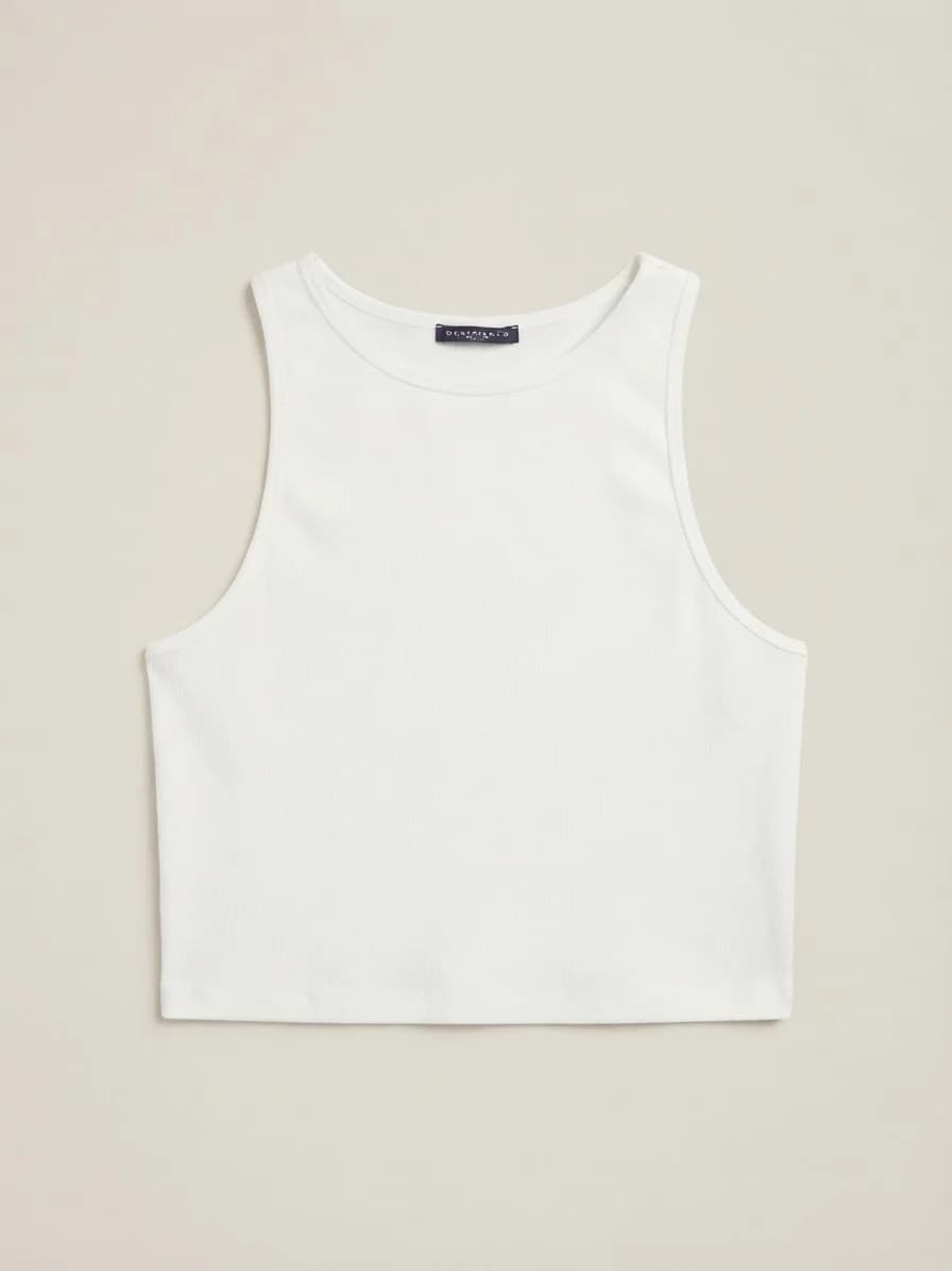 Top crop blanco — foto 1