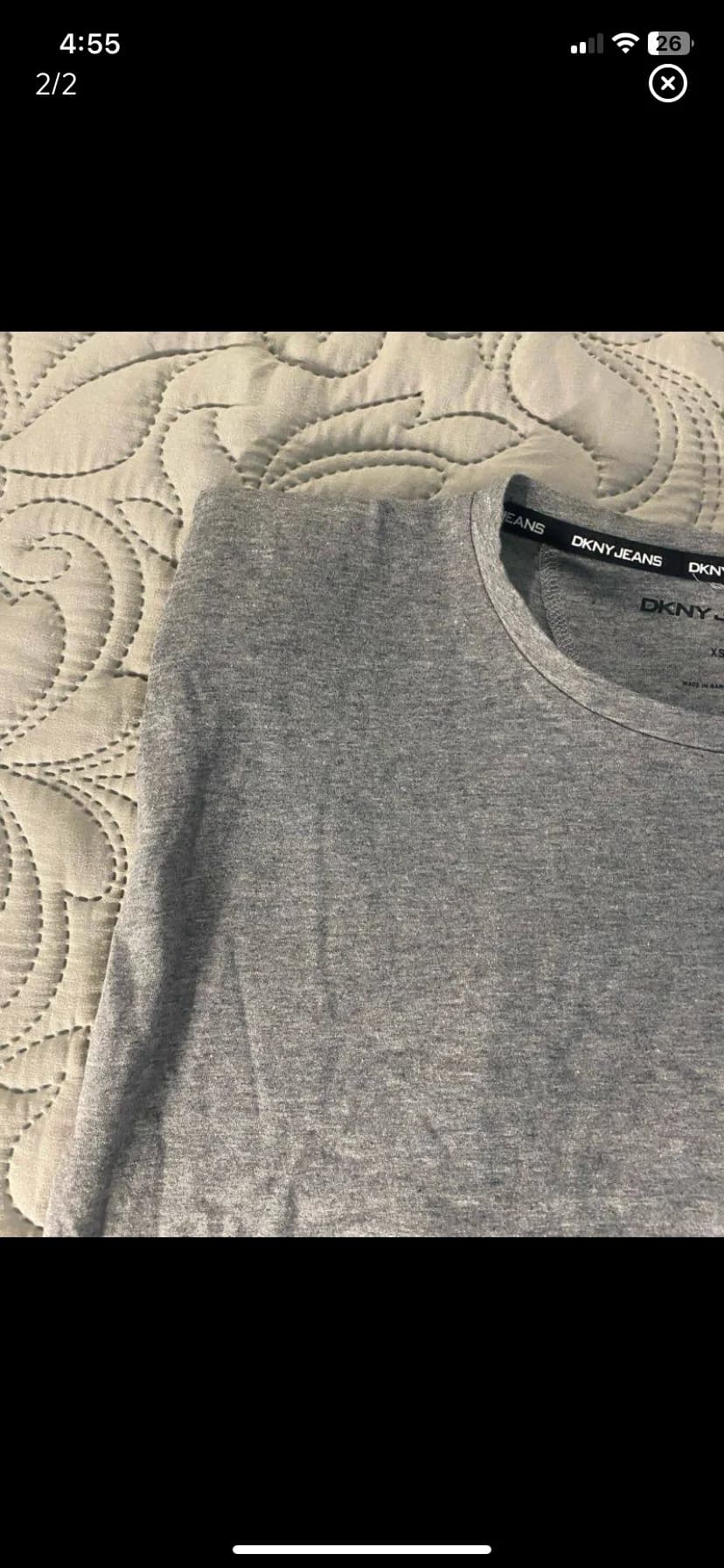 Usado por Carla Alvarez, Polera DK, talla S