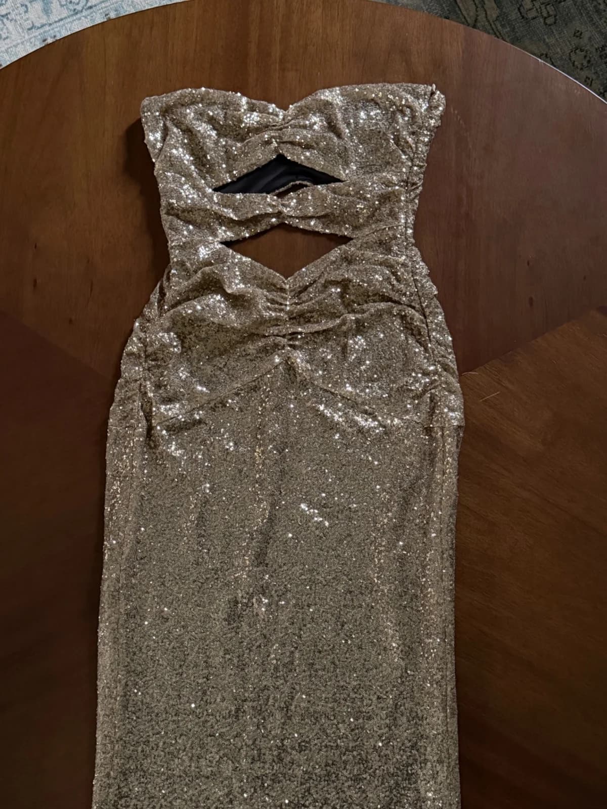 Vestido Lentejuelas Midi