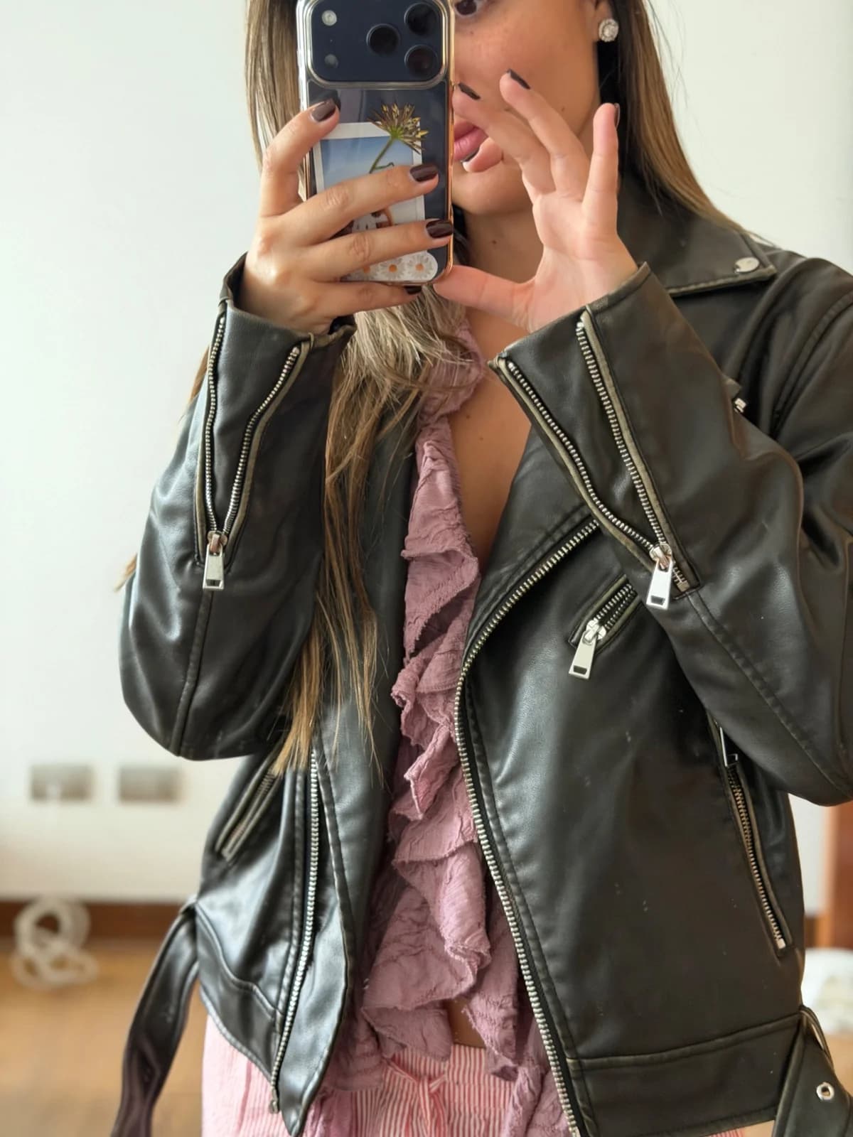 Chaqueta eco cuero — foto 1