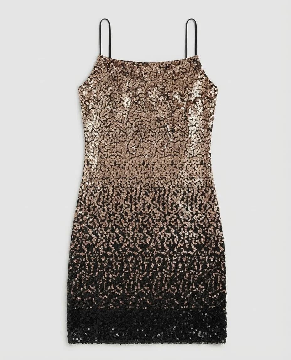 Vestido corto lentejuelas — foto 1