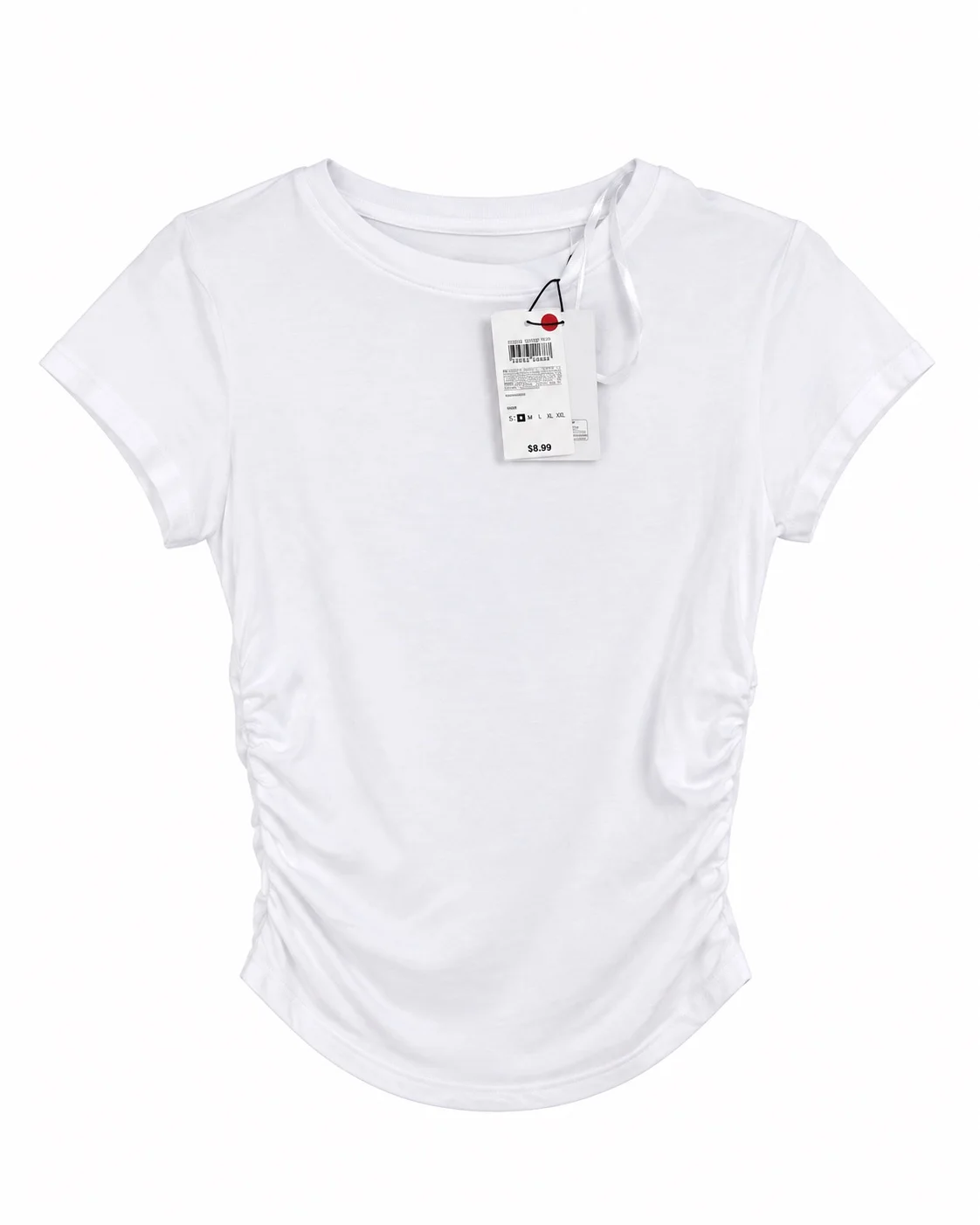 Usado por LAURA MITJANS HOCHFARBER, Polera blanca basica, talla S