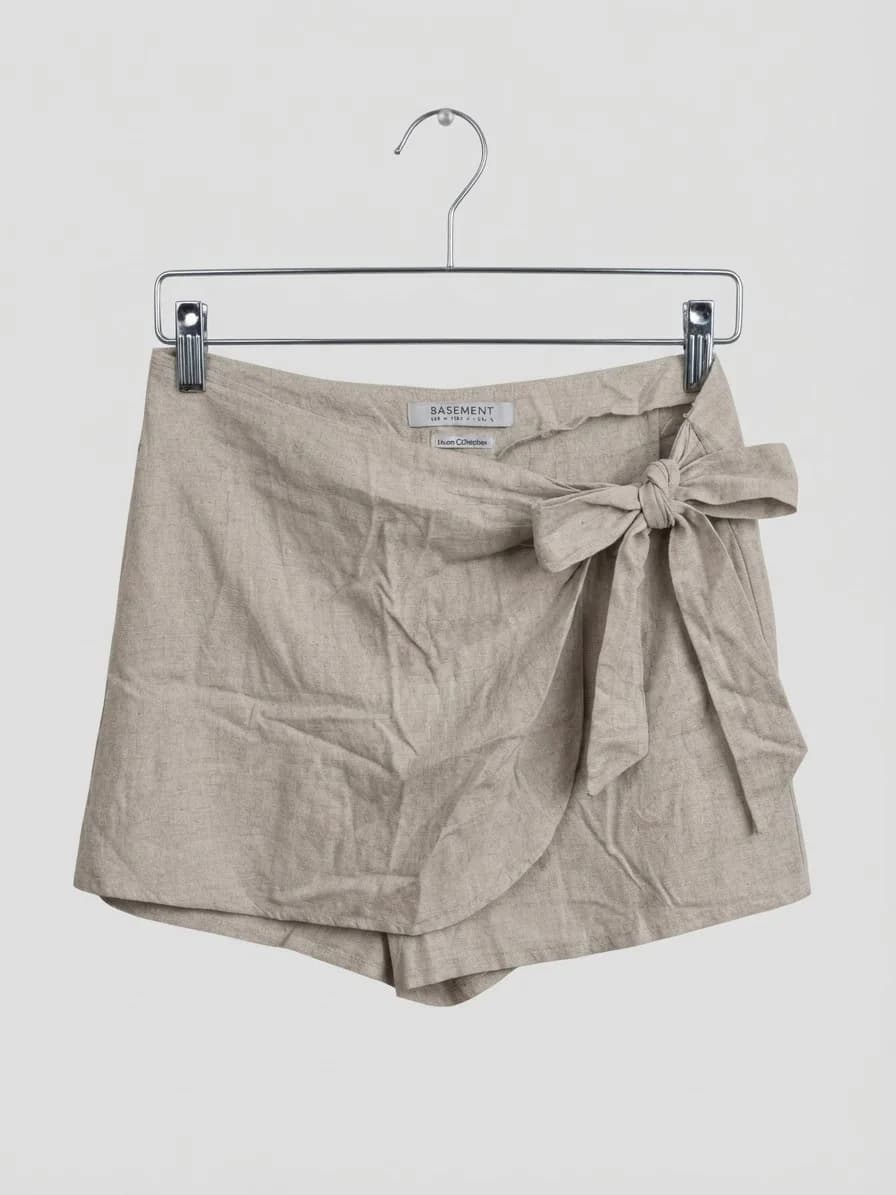 Usado por Josefina Fariña, Flada short de lino, talla M