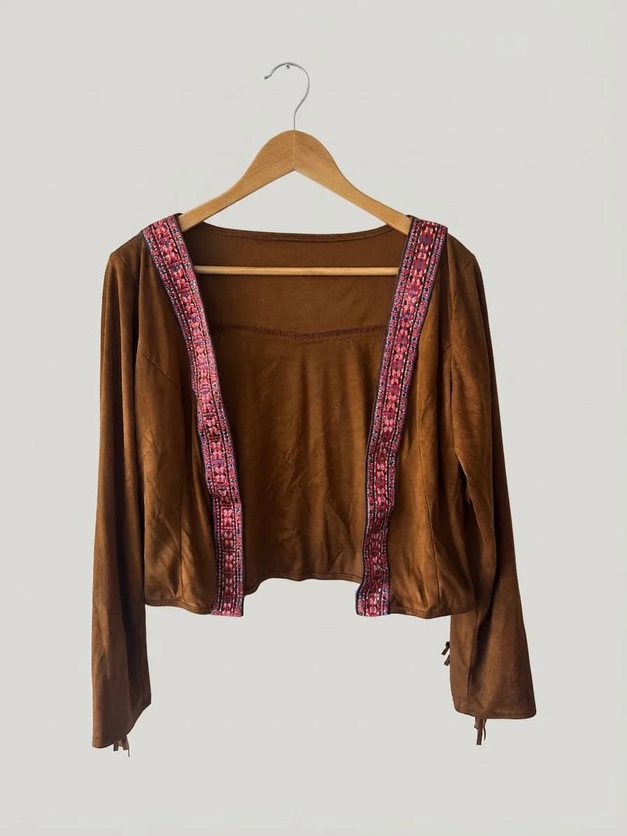 Usado por Closet de Pintando un Rato, Chaqueta flecos