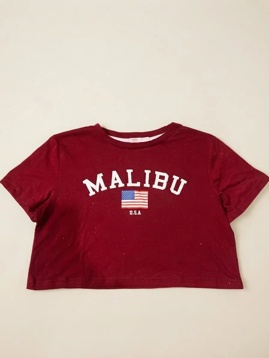 Top polera roja — foto 1