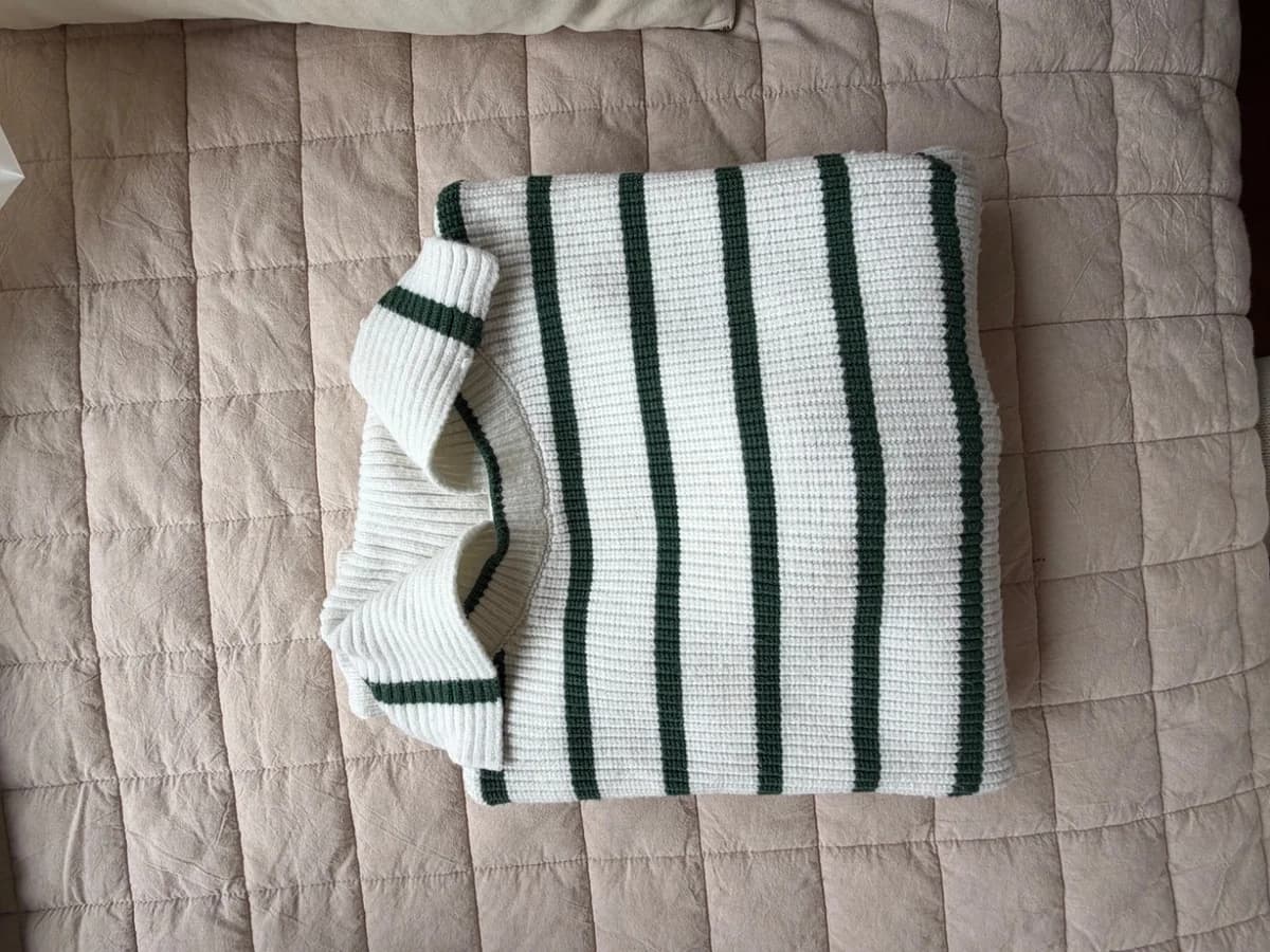 Usado por Trinidad Silva, Chaleco mango , talla XS